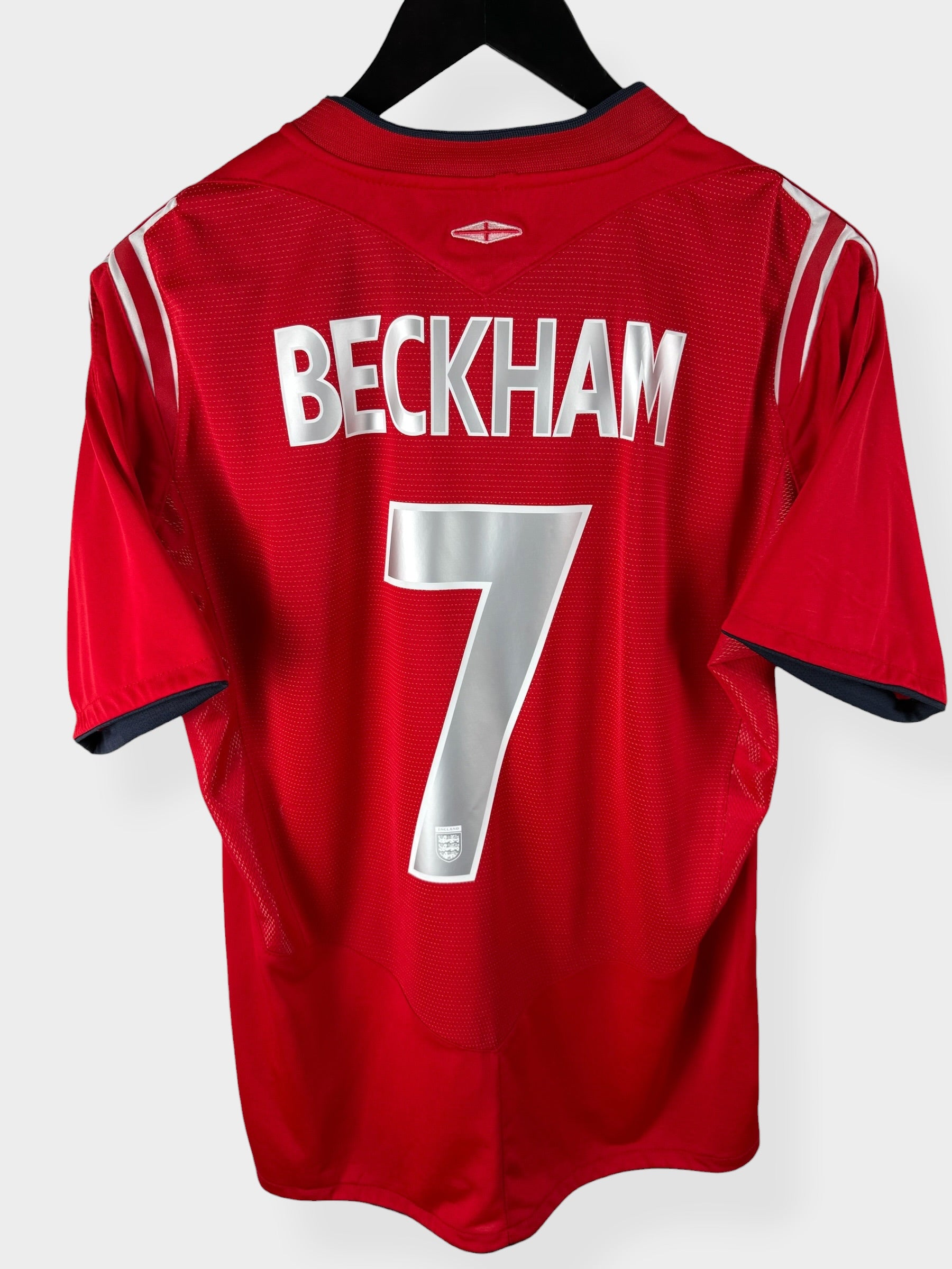 2004-06 ENGLAND AUSWÄRTSTRIKOT BECKHAM #7 M