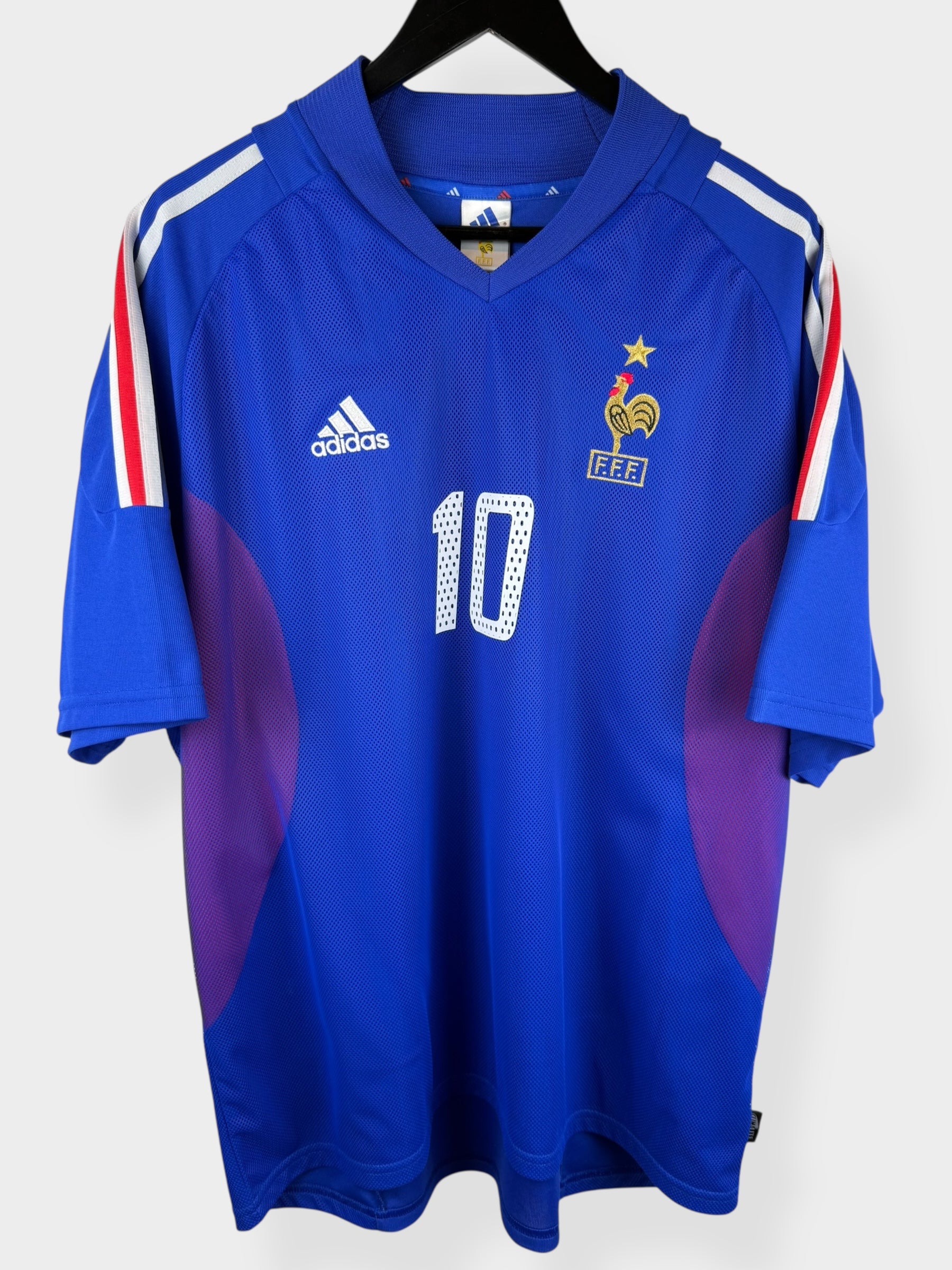 2002-04 FRANKREICH HEIMTRIKOT ZIDANE #10 XL