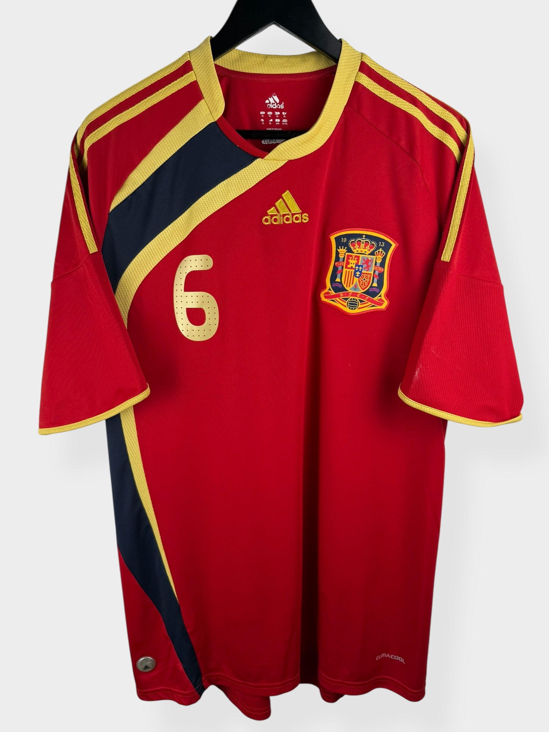 2009 SPAIN HOME SHIRT INIESTA #6 XL