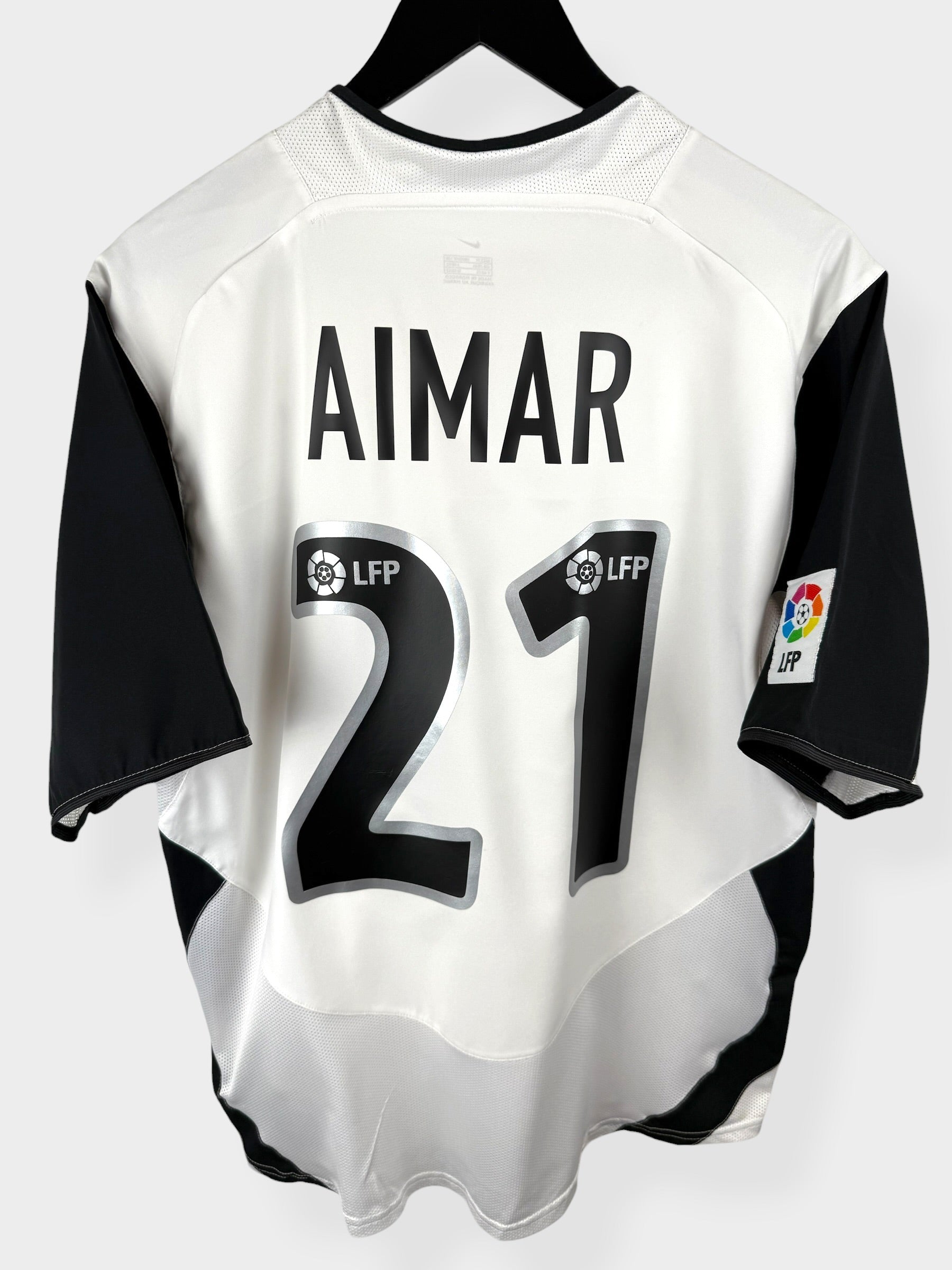 MAILLOT DOMICILE VALENCIA 2003-04 AIMAR #21 M
