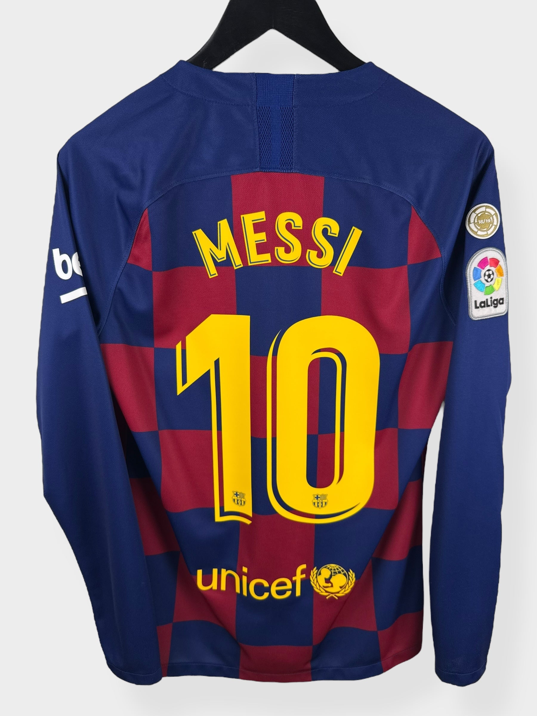 2019-20 BARCELONA HOME SHIRT LS MESSI #10 S - Authentic Football Club