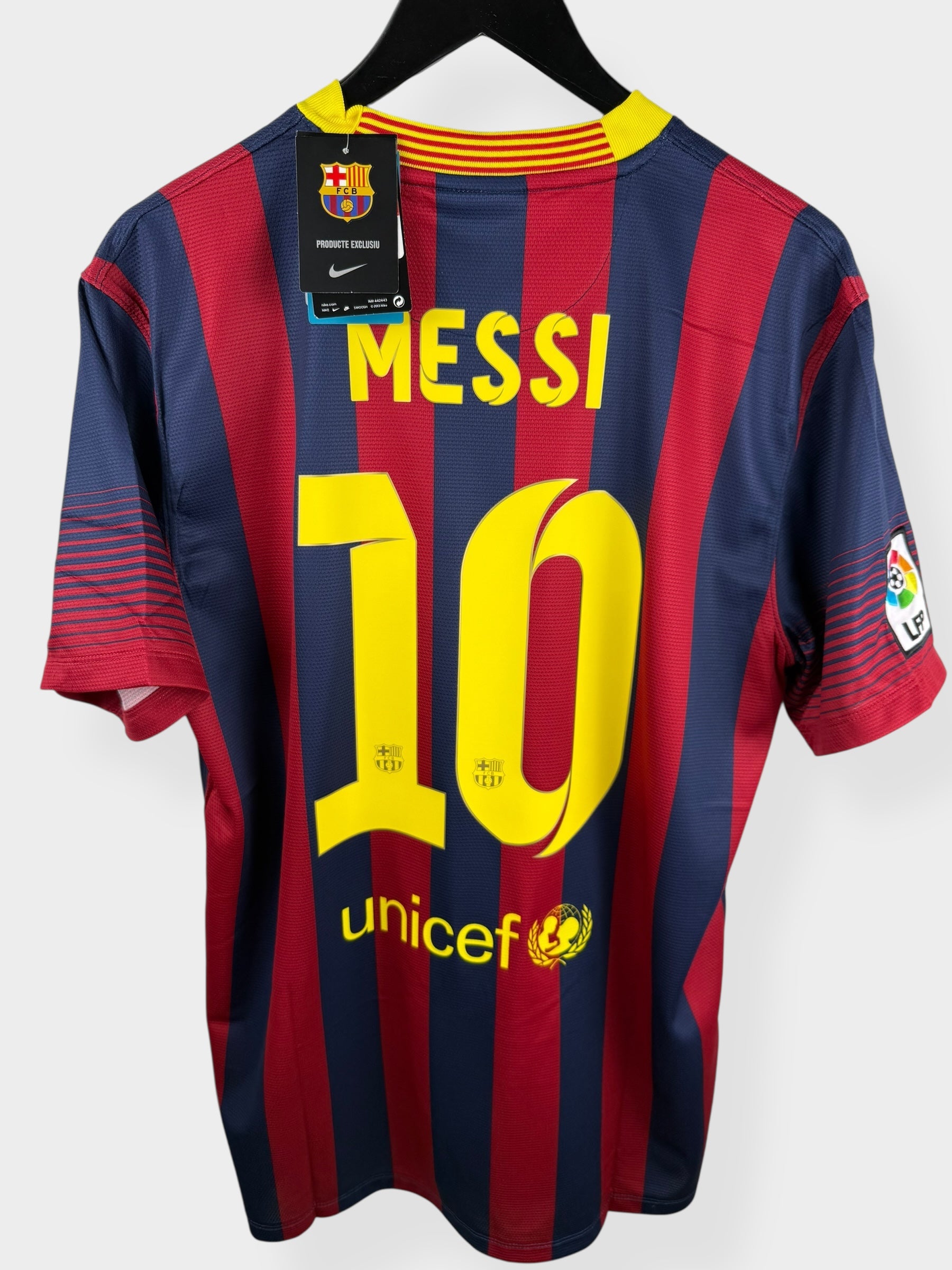 2013-14 BARCELONA HOME SHIRT MESSI #10 L - Authentic Football Club