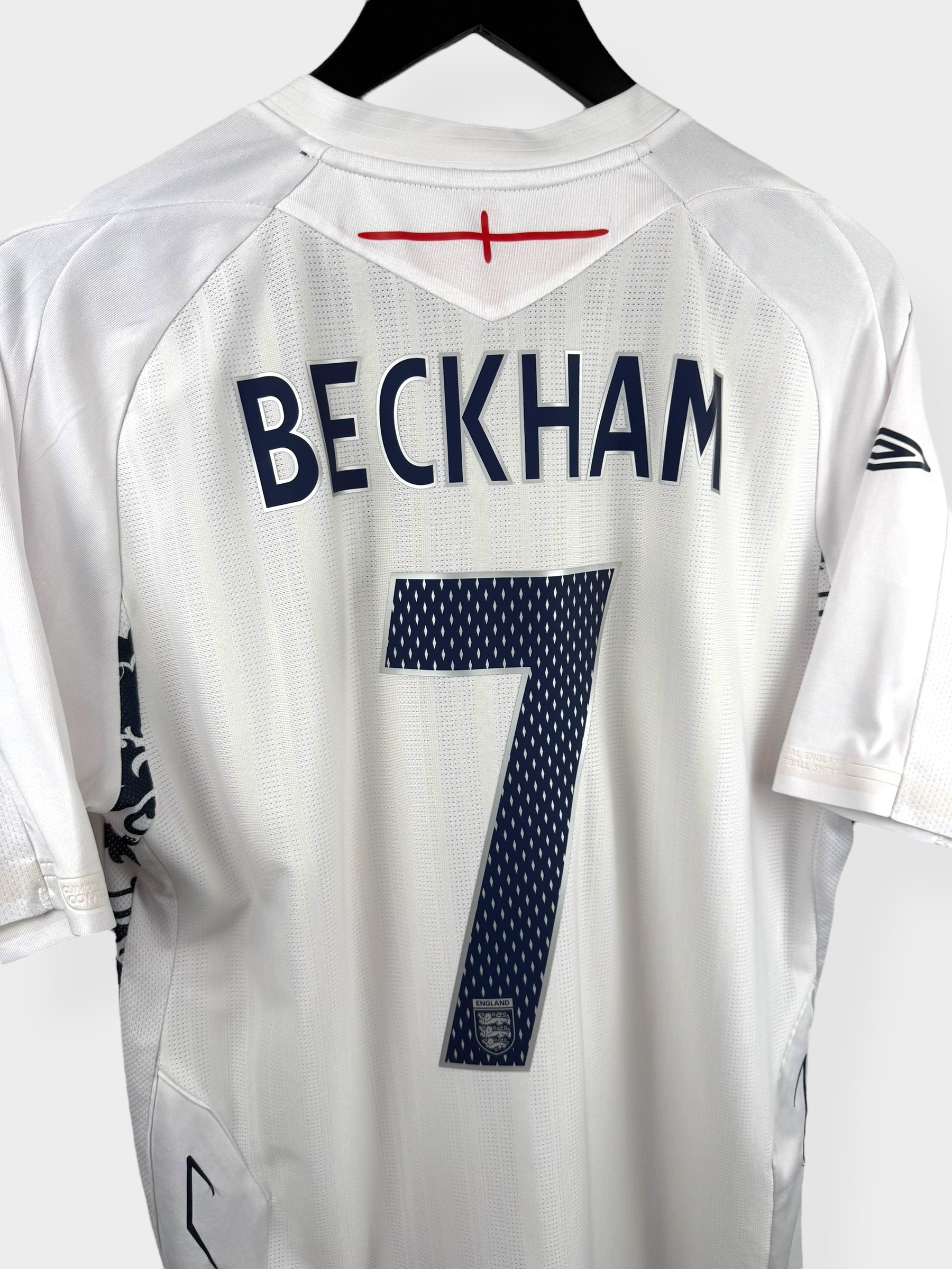 2007-09 ENGLAND HEIMTRIKOT BECKHAM #7 M