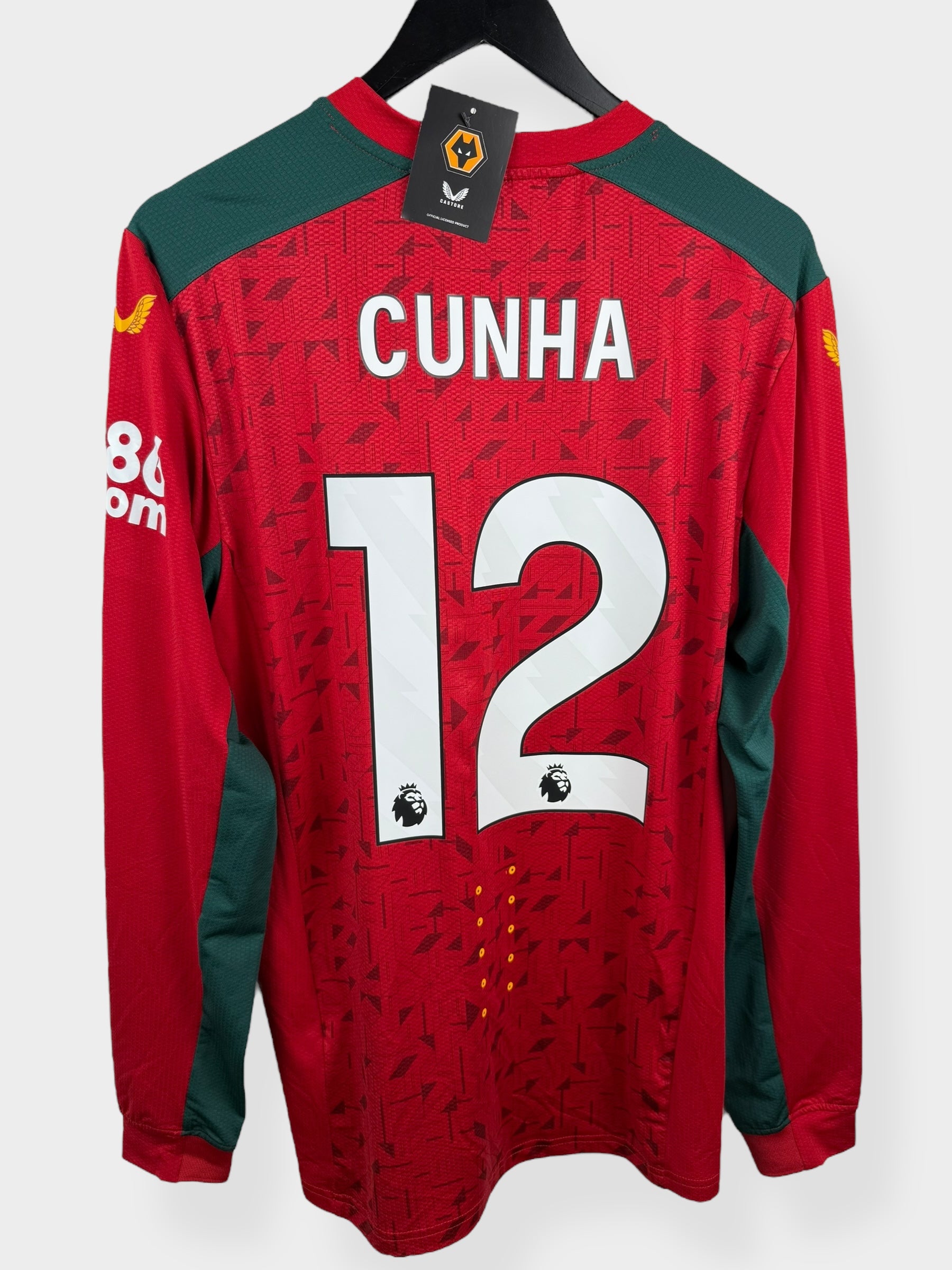 2023-24 WOLVES UITSHIRT LS CUNHA #12 S