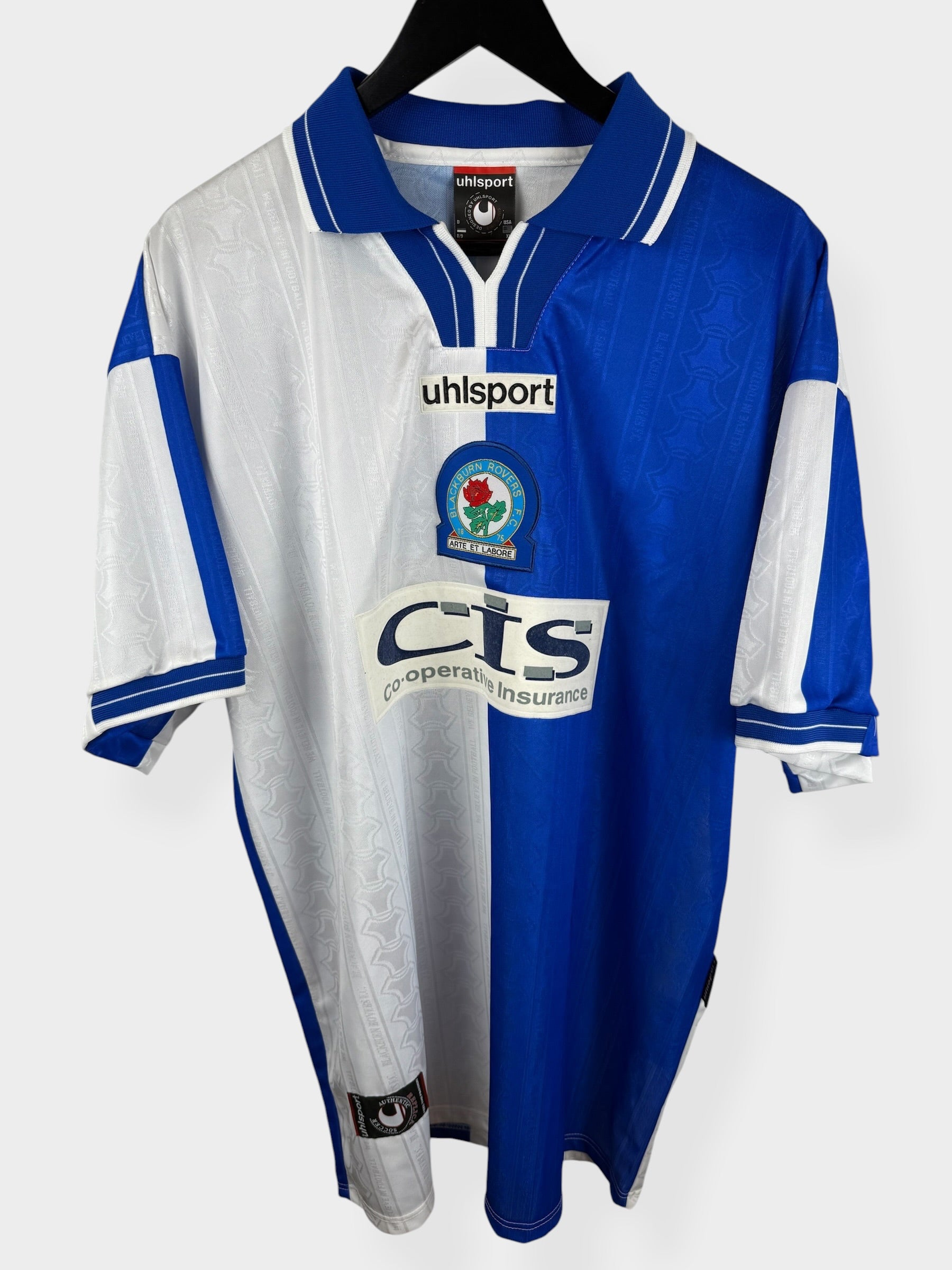 1998-99 BLACKBURN ROVERS HOME SHIRT XL