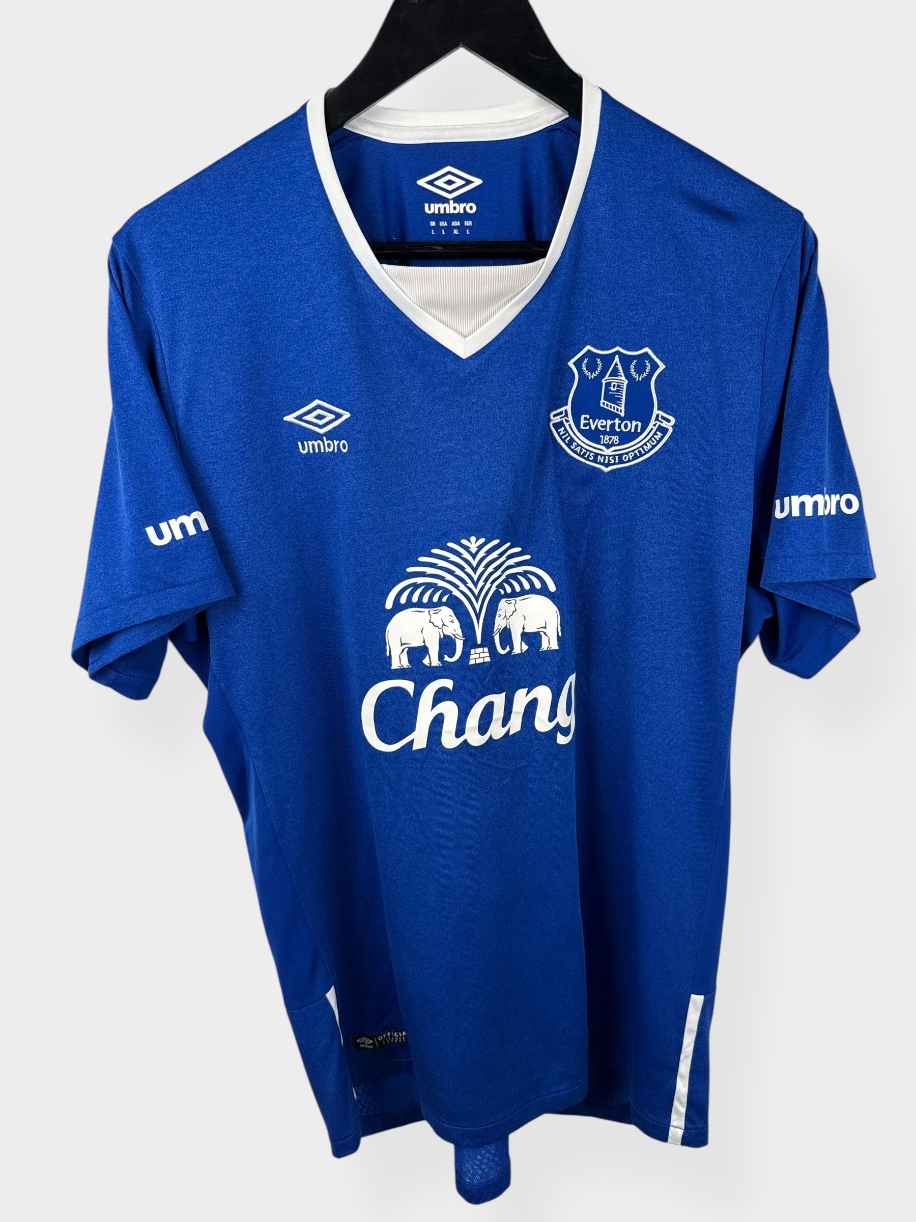 2015-16 EVERTON HOME SHIRT L - Authentic Football Club