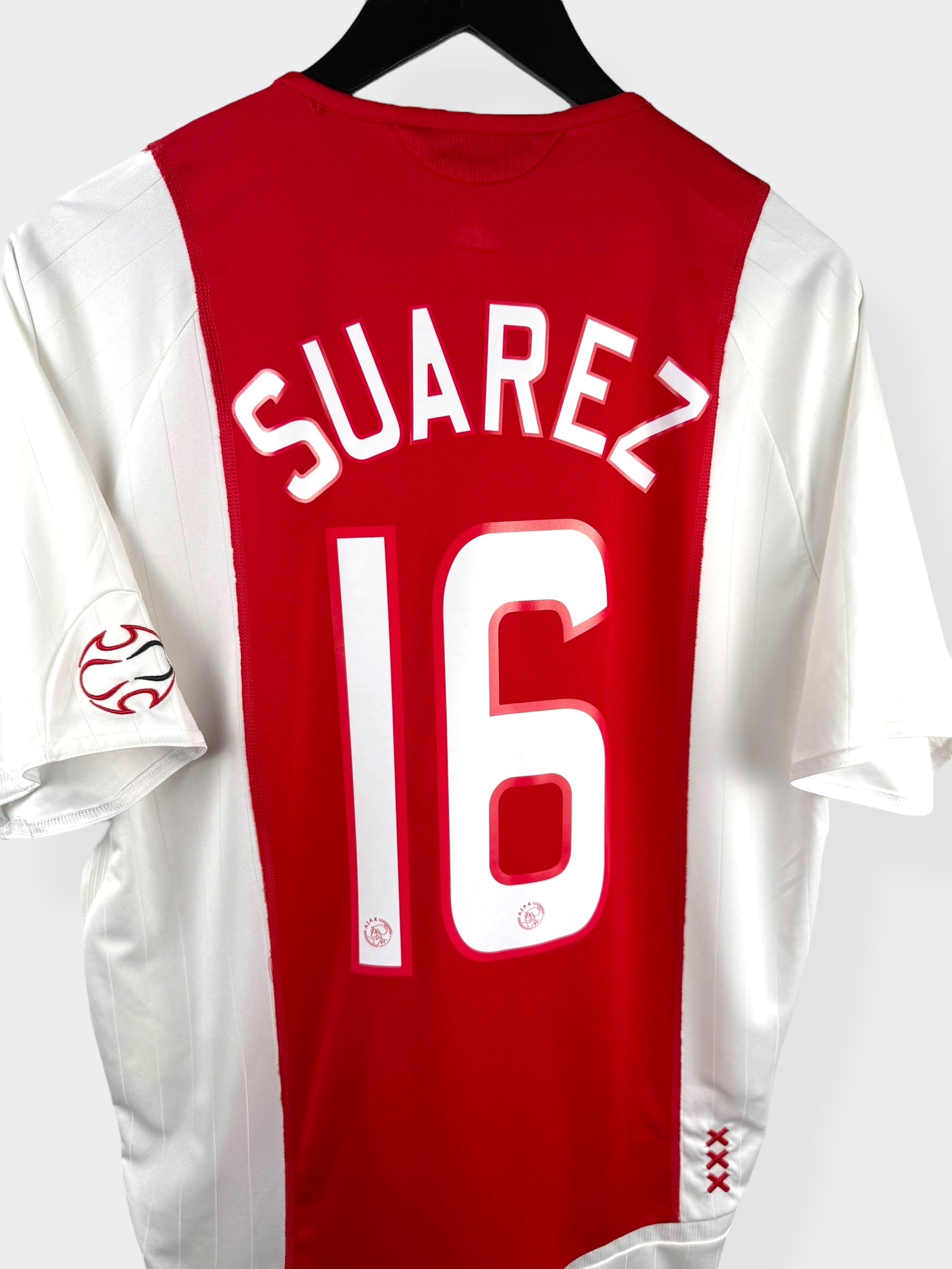 2006-07 AJAX HOME SHIRT SUAREZ #16 M