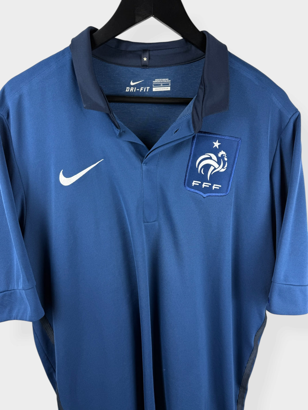 2011-12 FRANCE HOME SHIRT L - Authentic Football Club
