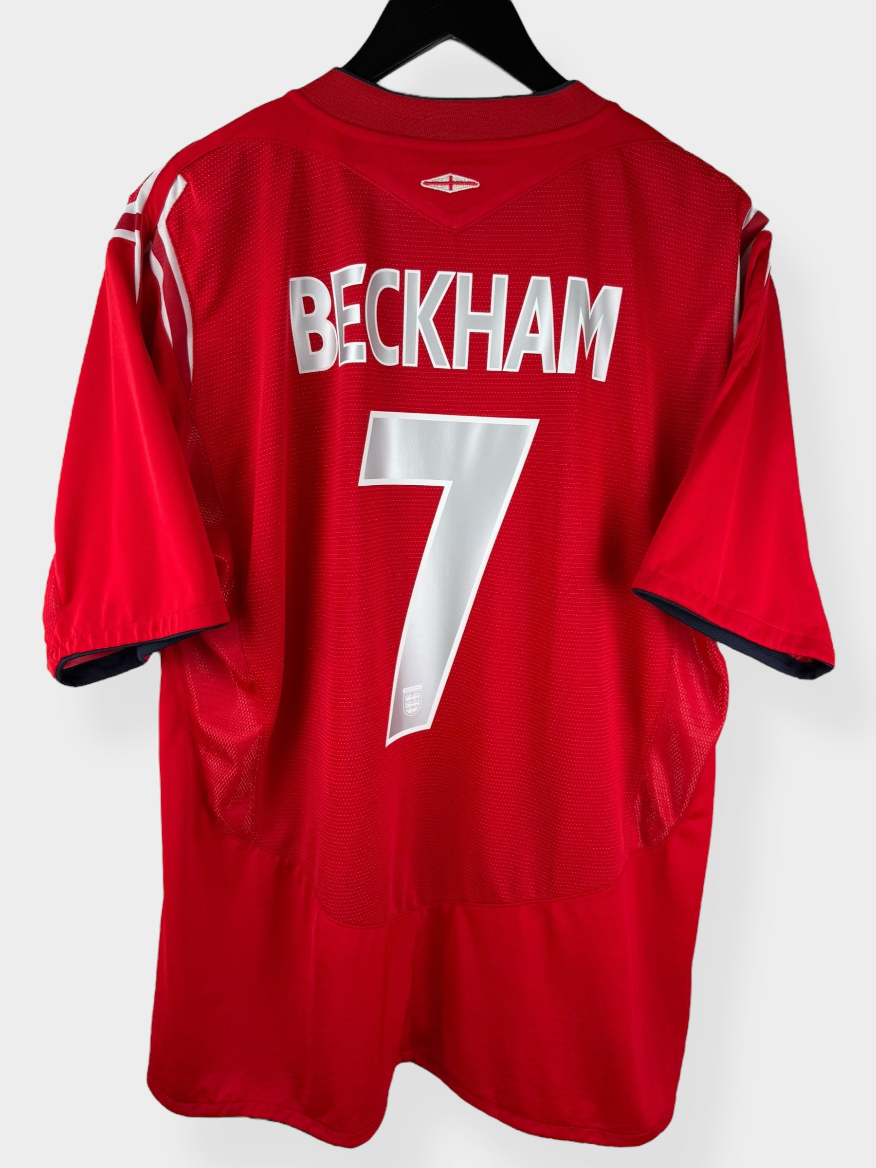 2004-06 ENGLAND AWAY SHIRT BECKHAM #7 XL
