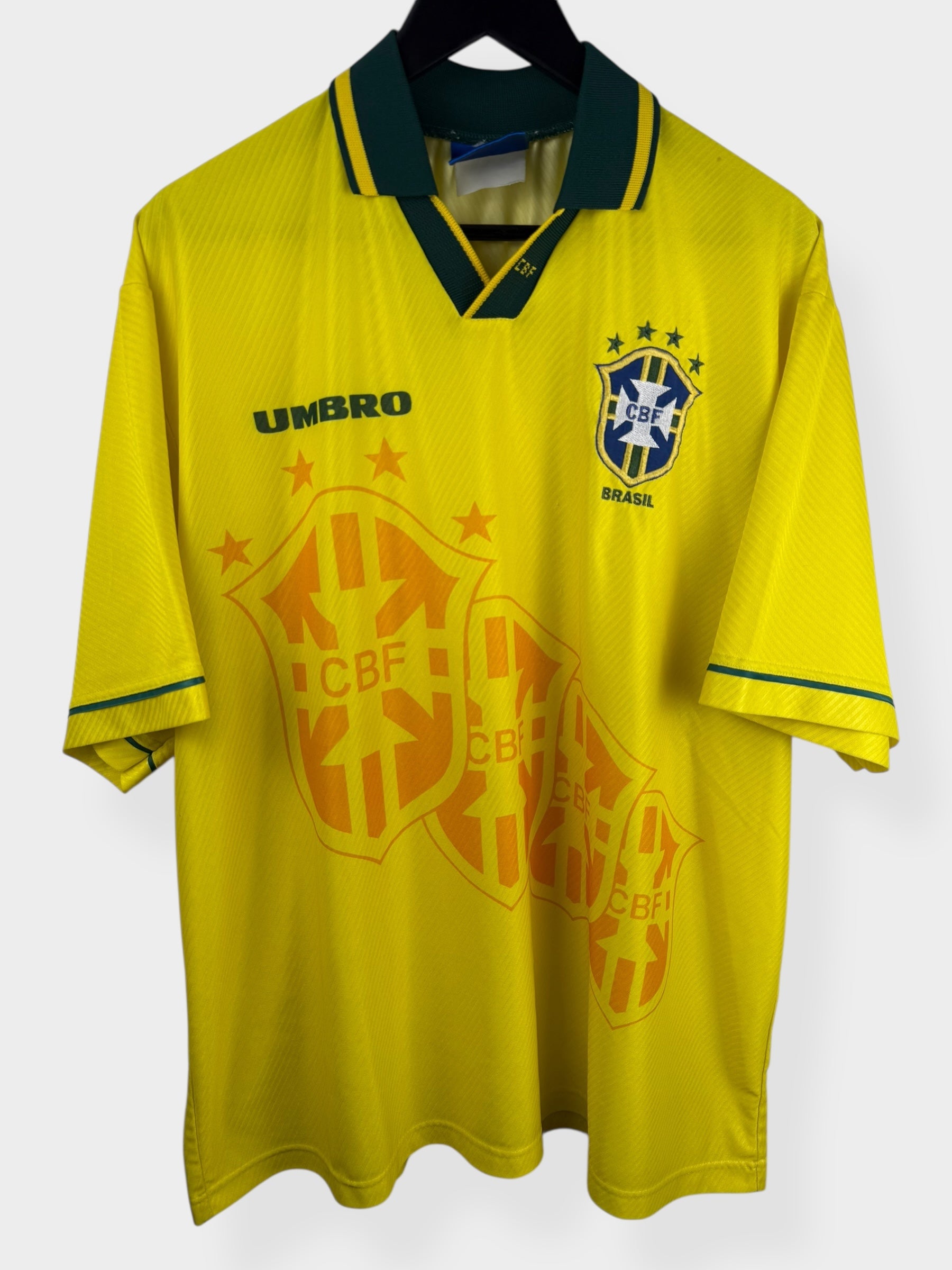 1994-95 BRAZIL HOME SHIRT XXL