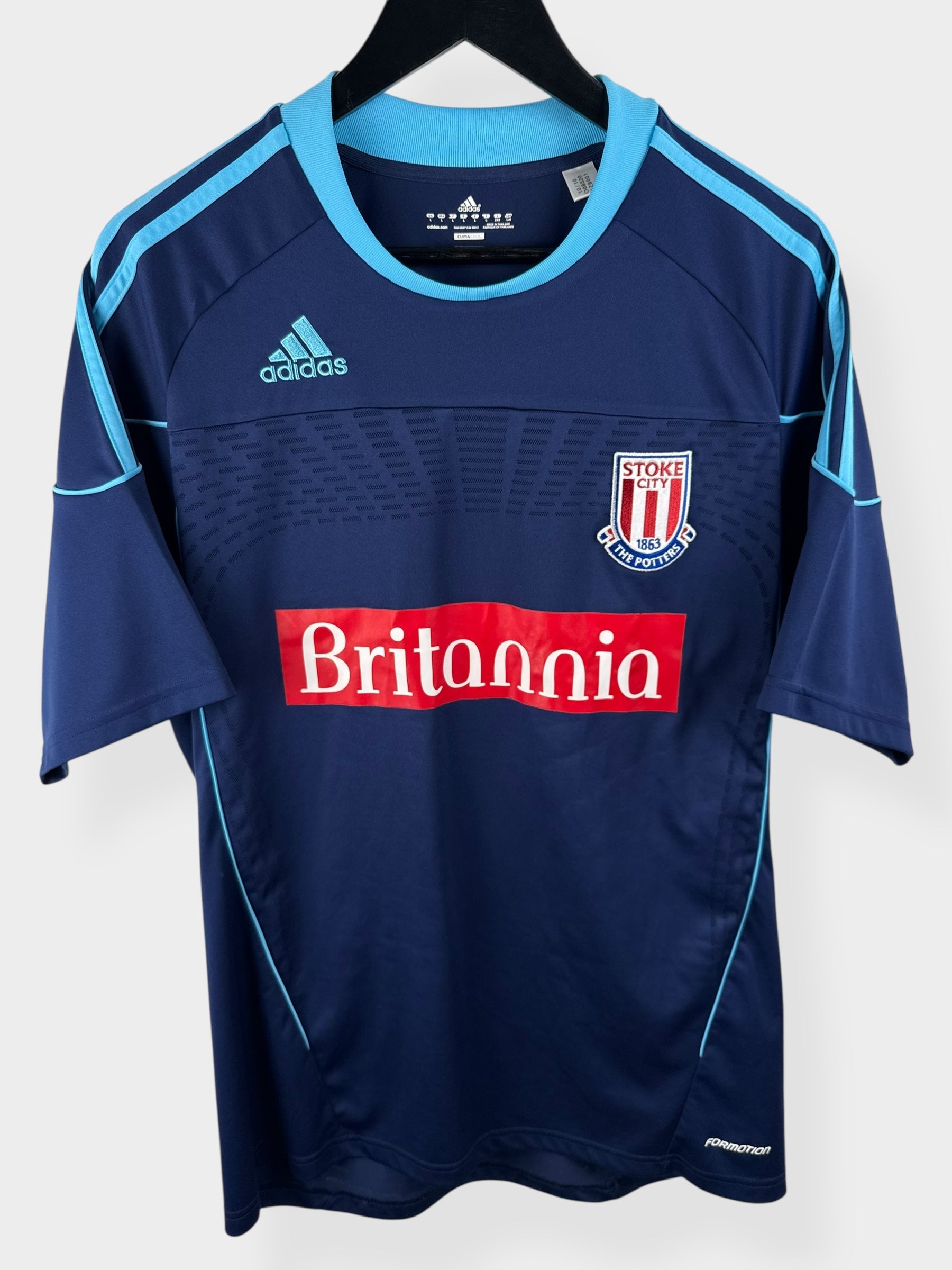 2010-12 STOKE CITY AWAY SHIRT L - Authentic Football Club