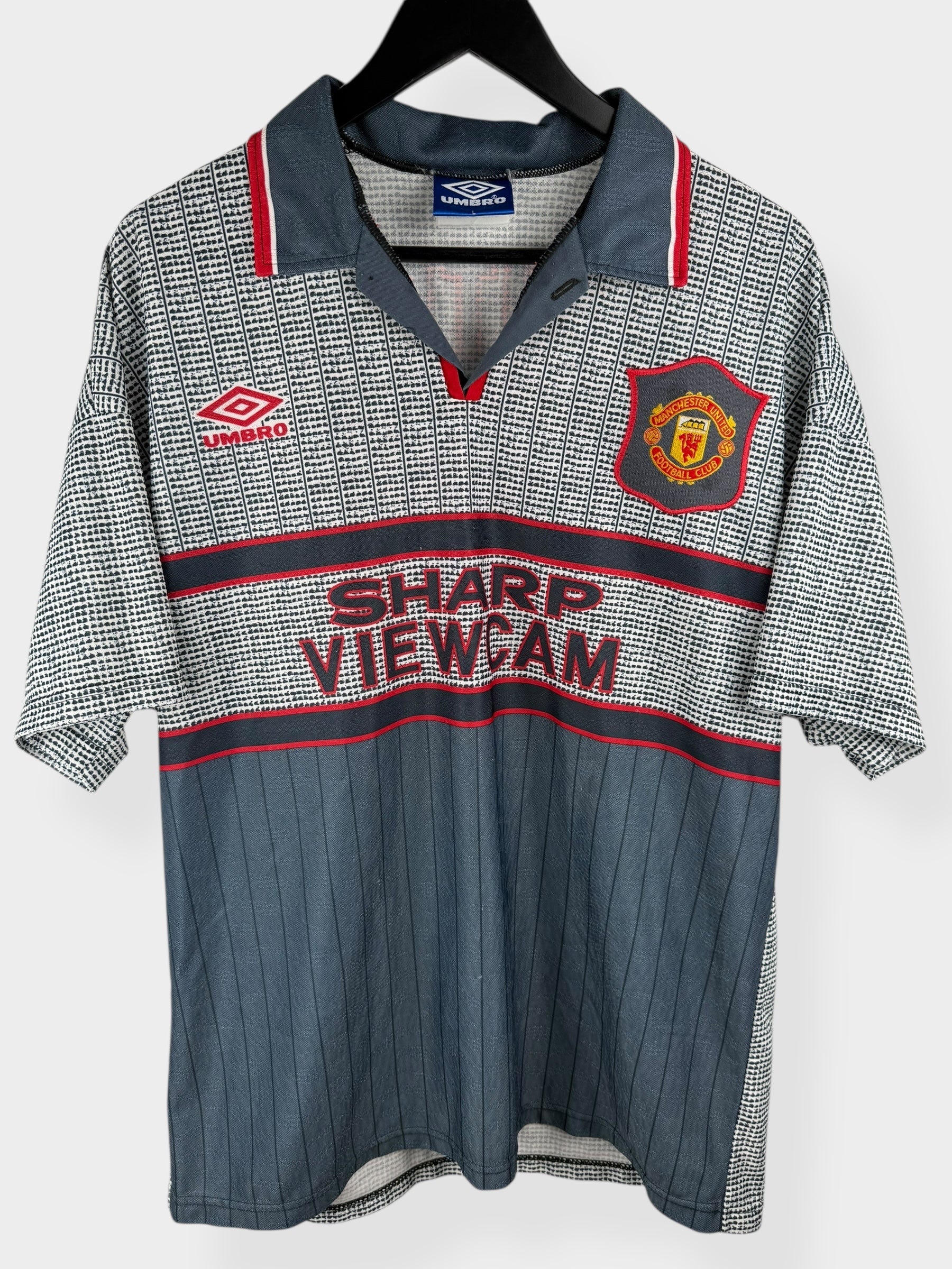 1995-96 Manchester United Away Shirt Cantona #7 XL