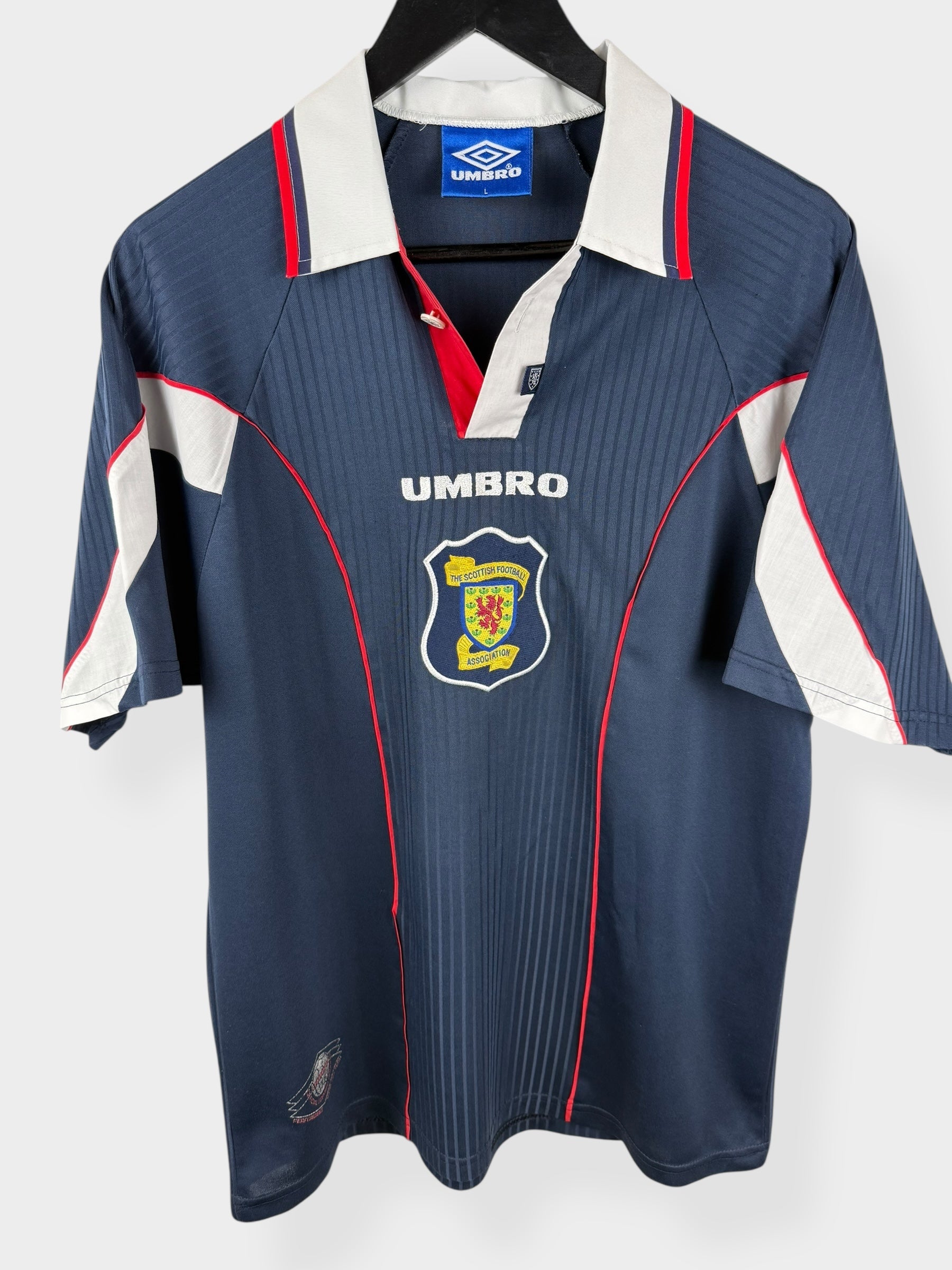 1996-1998 SCOTLAND HOME SHIRT L