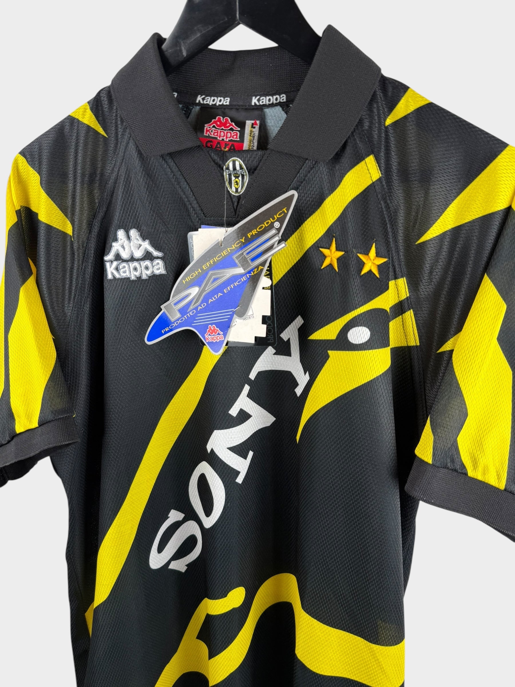  Juventus ユニフォーム シャツ ブラック 1996-97 JUVENTUS THIRD SHIRT L