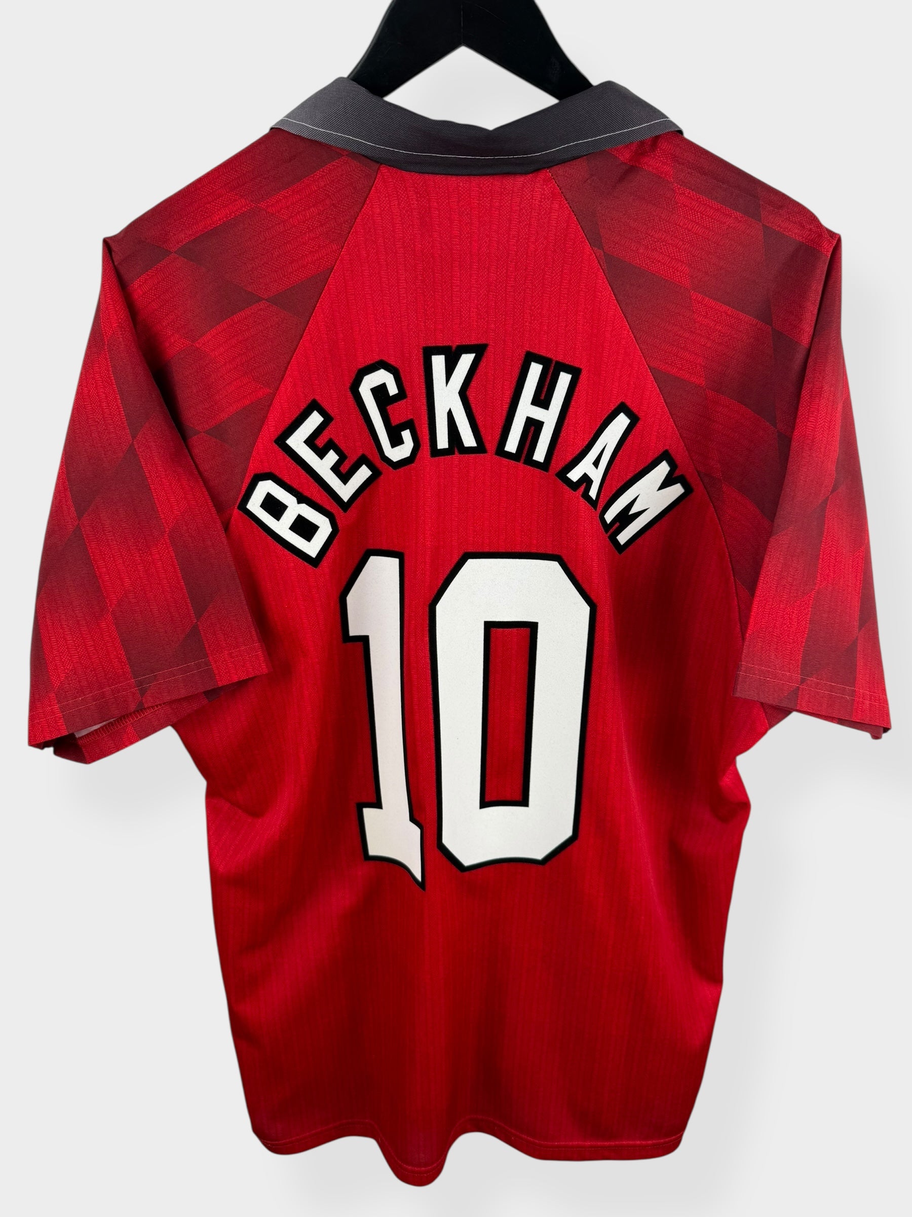 1996-97 MANCHESTER UNITED HOME SHIRT BECKHAM #10 L