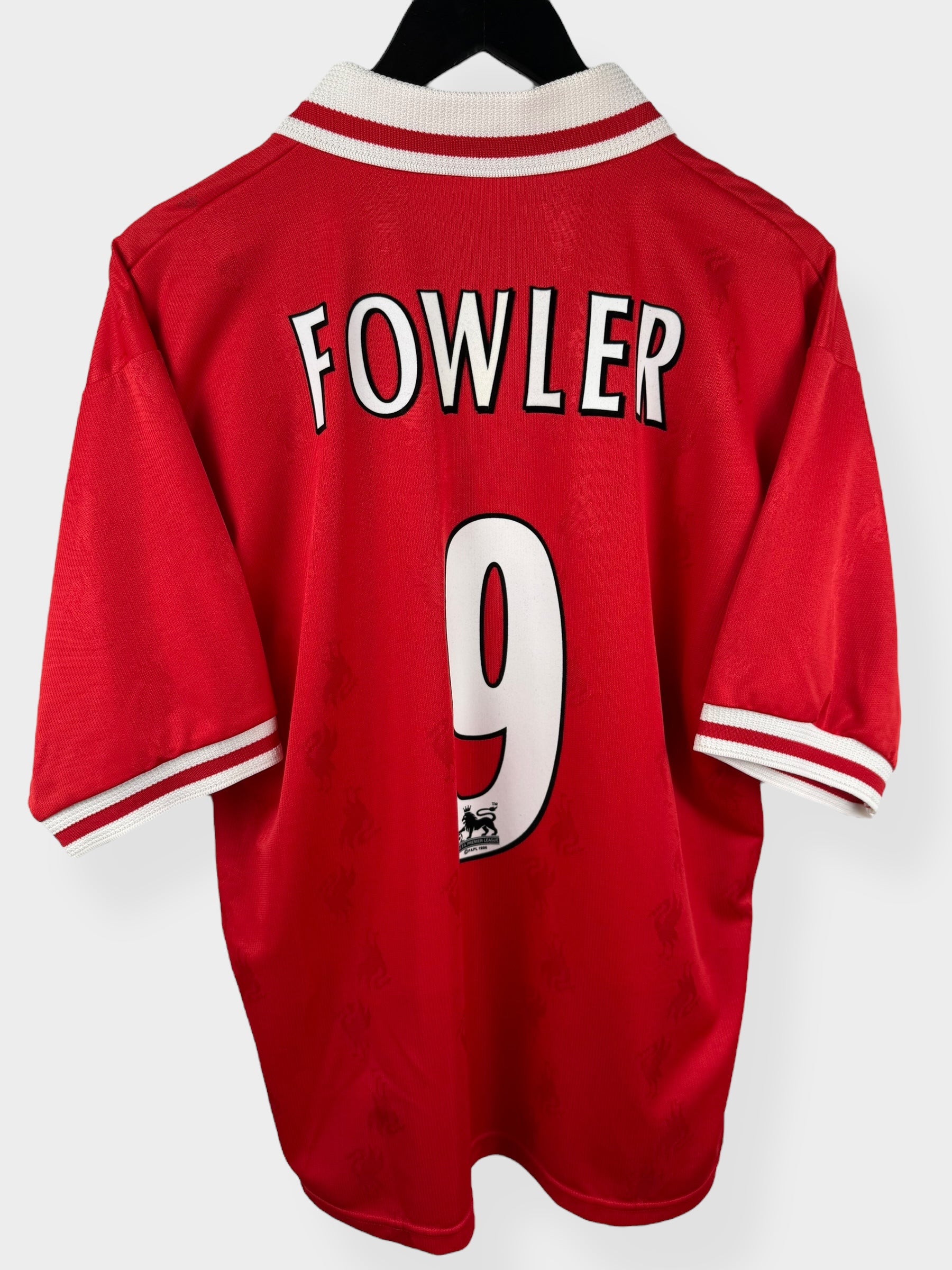 1996-98 LIVERPOOL HOME SHIRT FOWLER #9 M