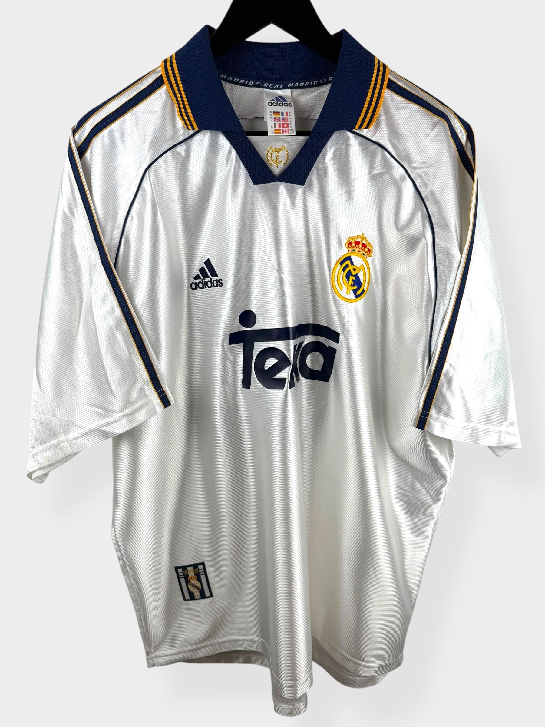  Real Madrid ユニフォーム　2XL 1998 1998-00 REAL MADRID HOME SHIRT SEEDORF #10 XL