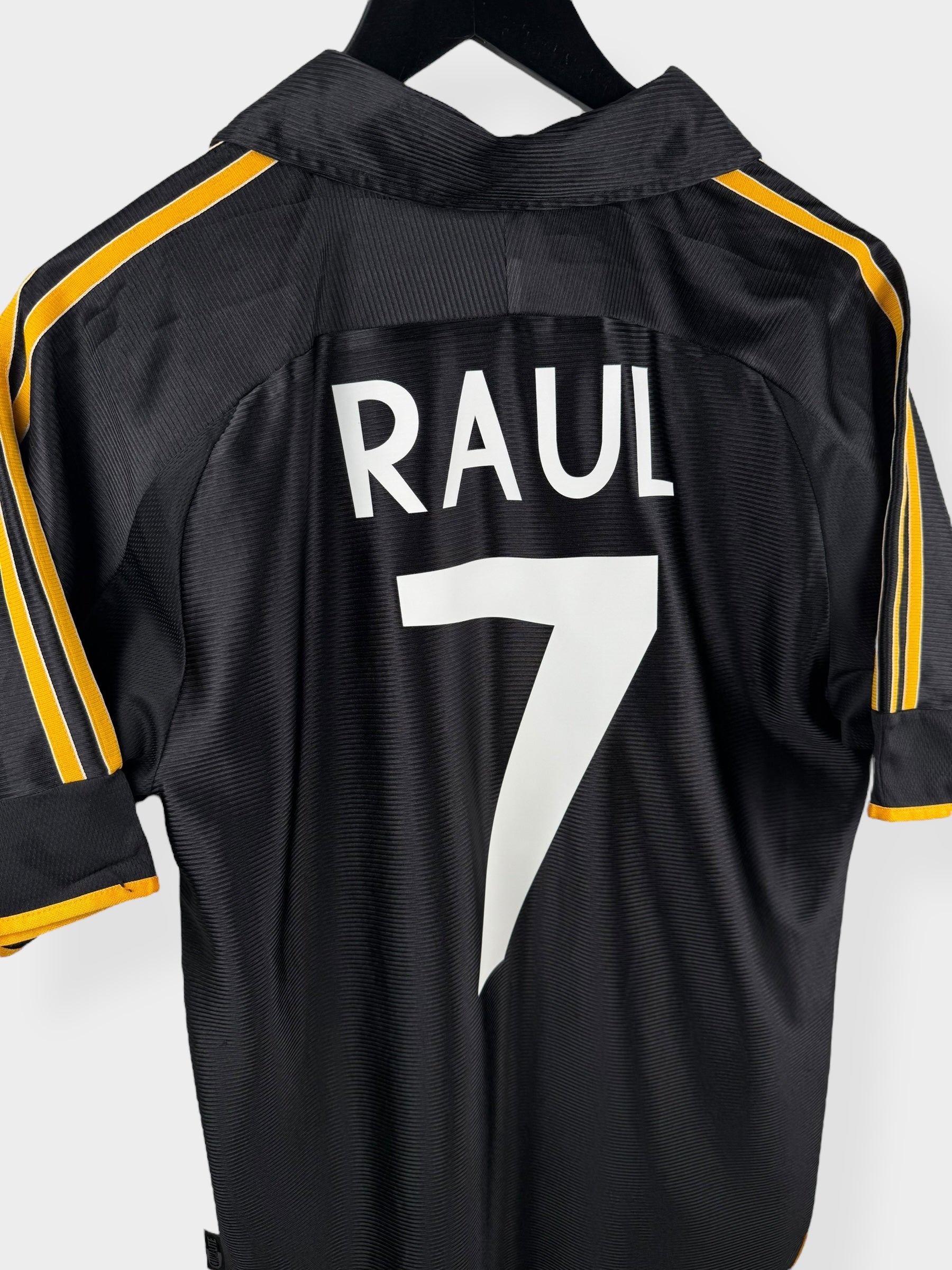 1999-00 REAL MADRID AWAY SHIRT RAUL #7 S - 627114