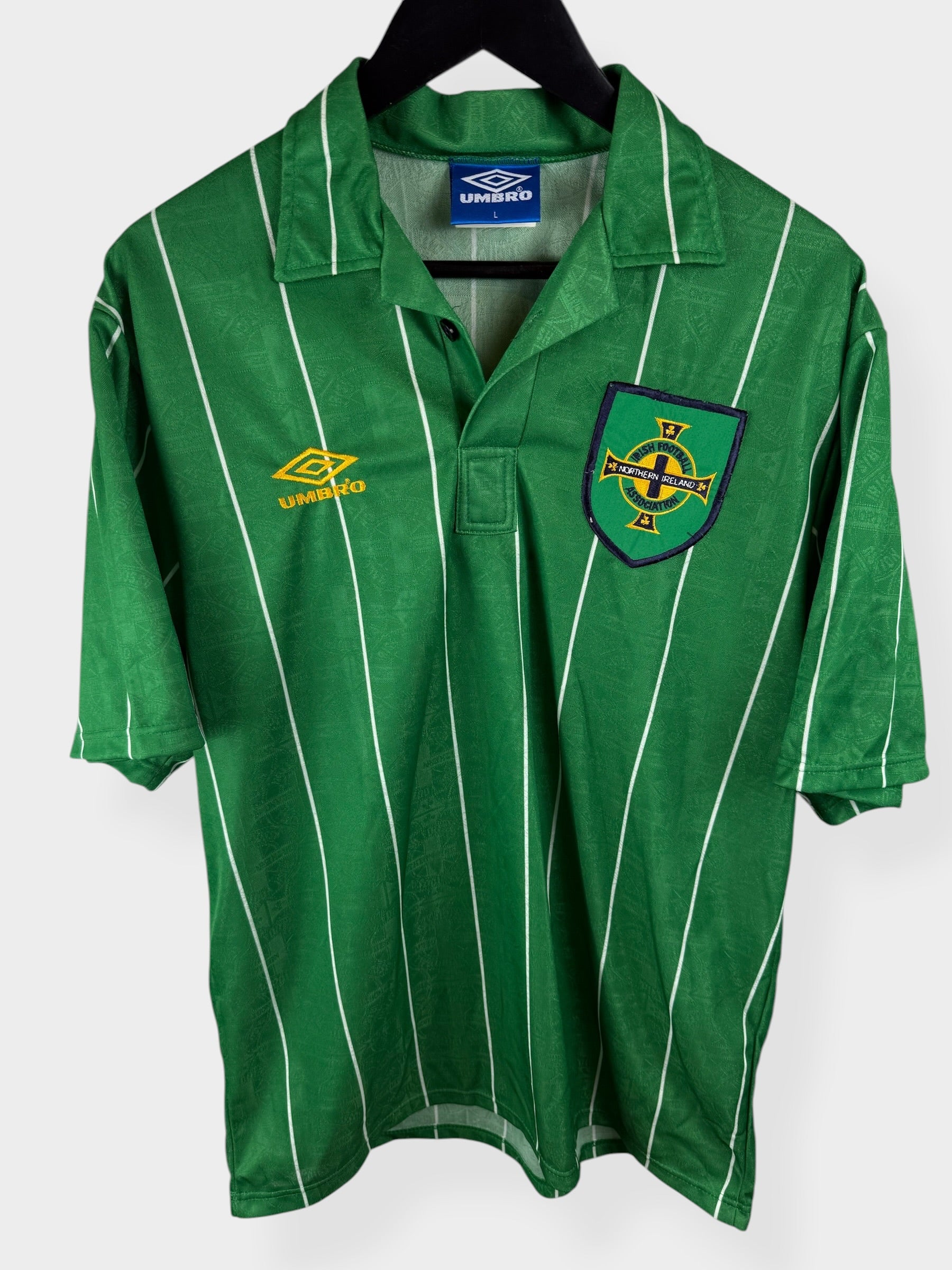 MAILLOT DOMICILE D’IRLANDE DU NORD 1992-94 L