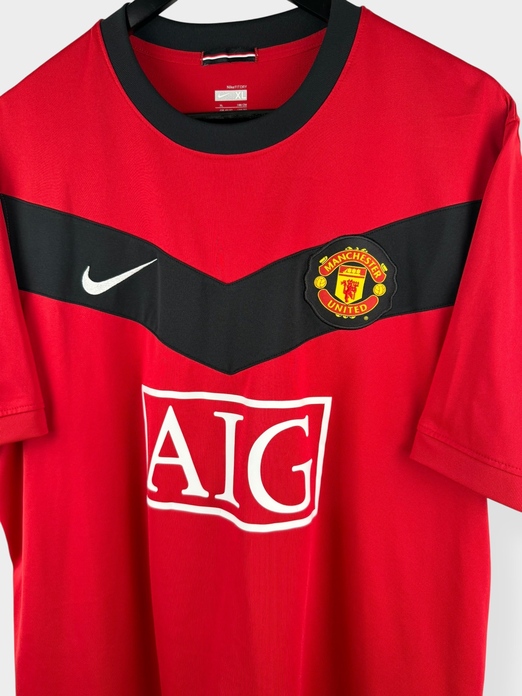 2009-10 MANCHESTER UNITED HOME SHIRT SCHOLES #18 XL