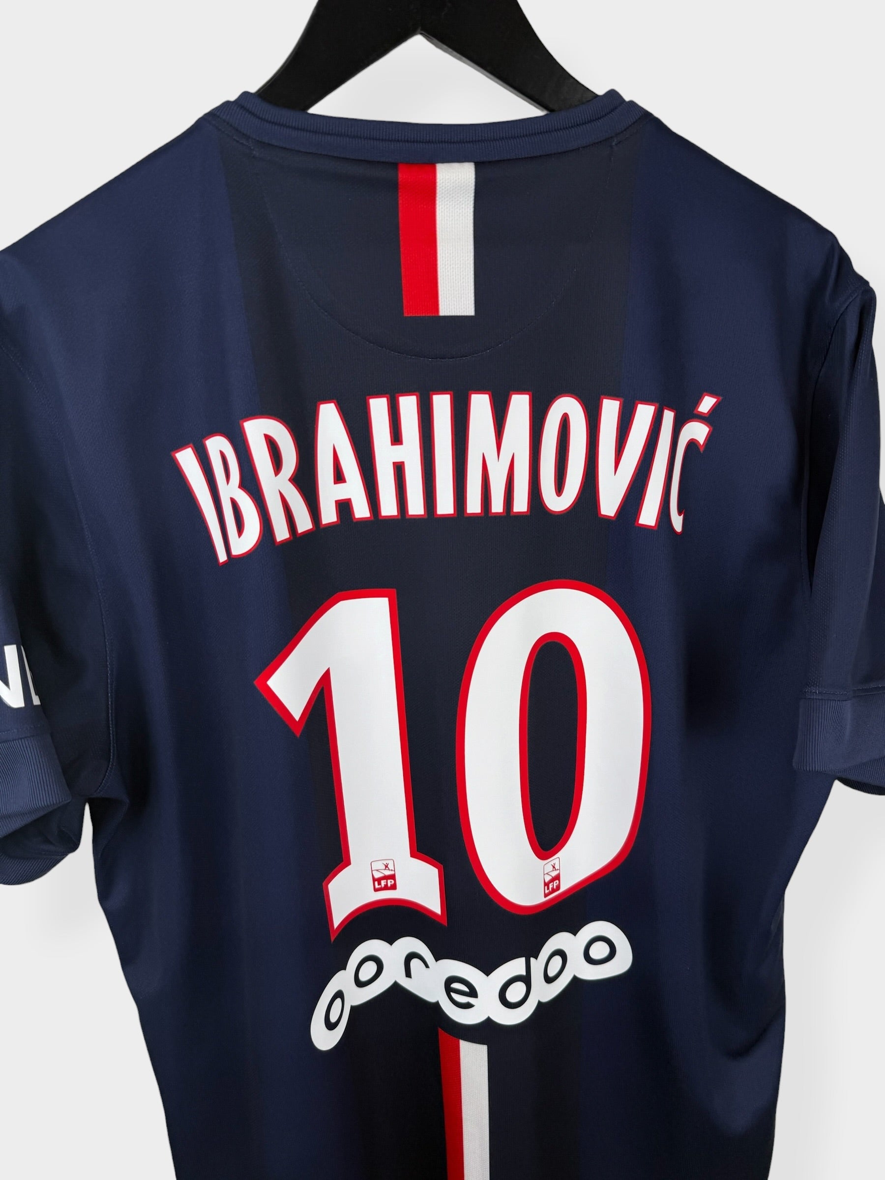 2014-15 PARIS SAINT-GERMAIN HOME SHIRT IBRAHIMOVIC #10 L