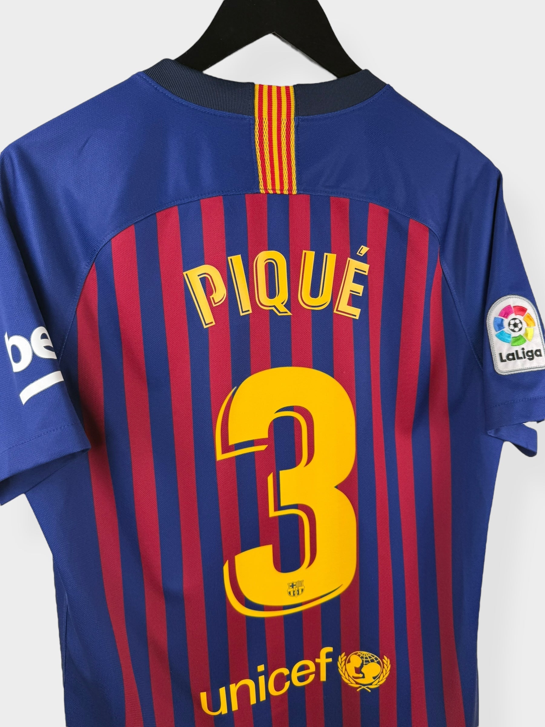 2018-19 BARCELONA THUISSHIRT PIQUÉ #3 M