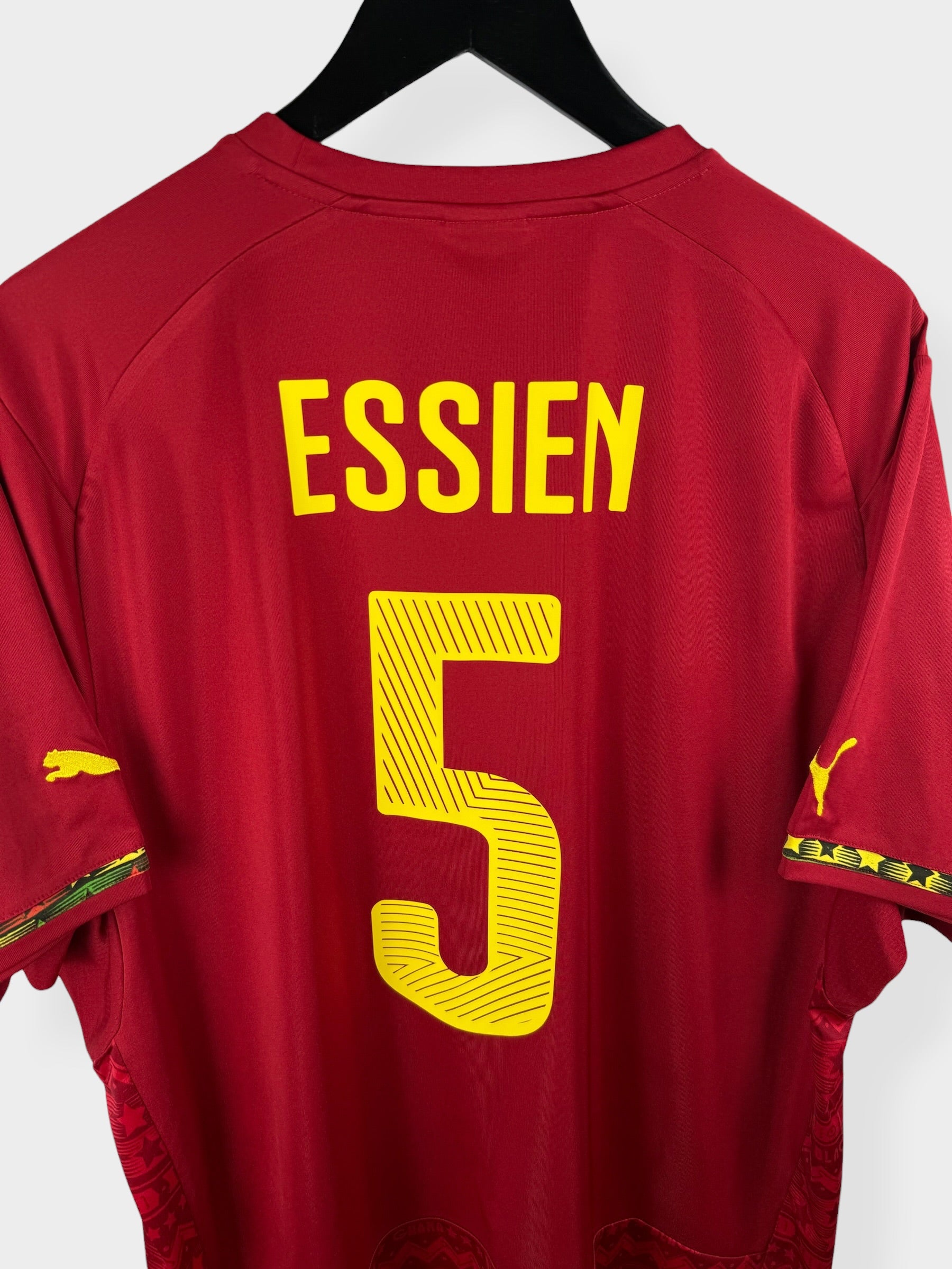 2014-15 GHANA AUSWÄRTSTRIKOT ESSIEN #5 XXL