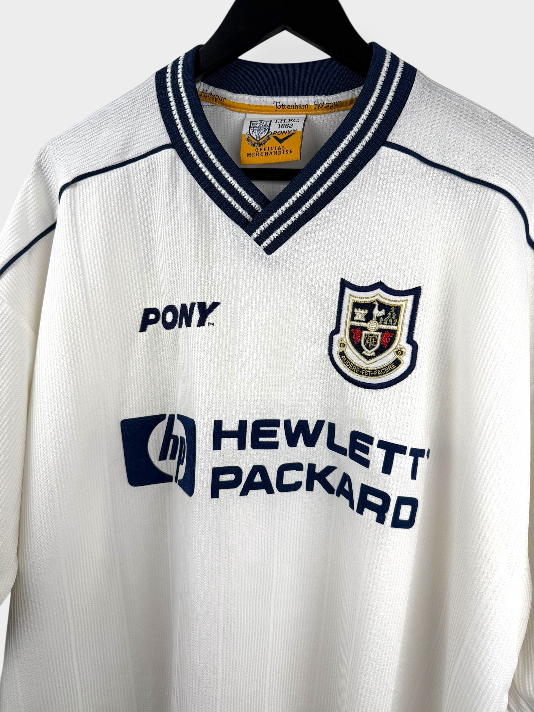 1997-99 TOTTENHAM HOTSPUR HOME SHIRT GINOLA #14 L