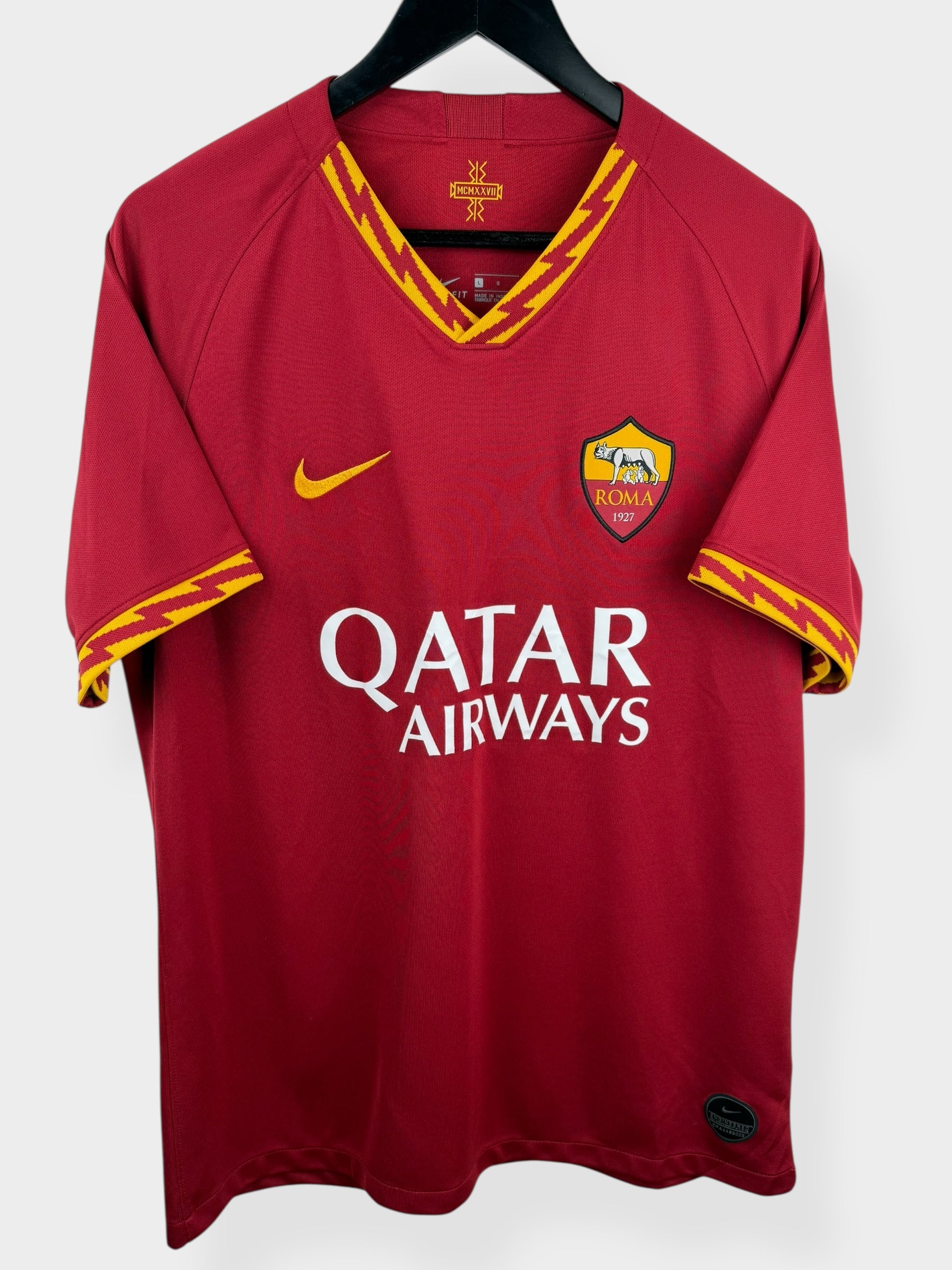 2019-20 AS ROMA HOME SHIRT DE ROSSI #16 L