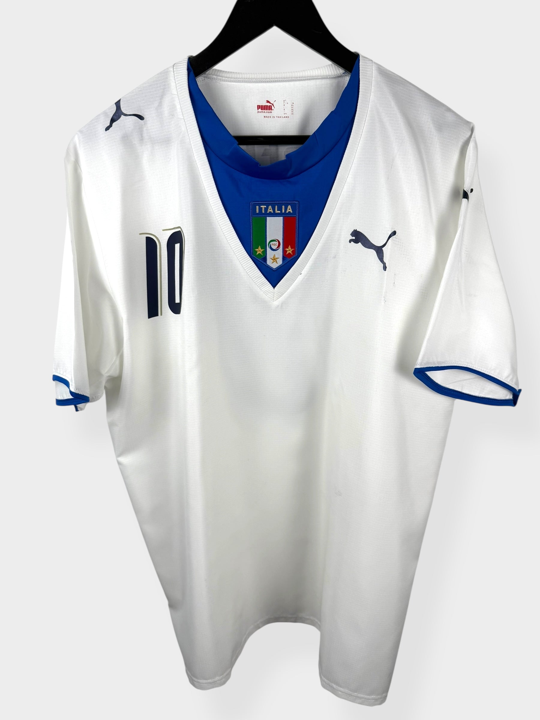 2006-07 ITALY AWAY SHIRT TOTTI #10 XL - Authentic Football Club