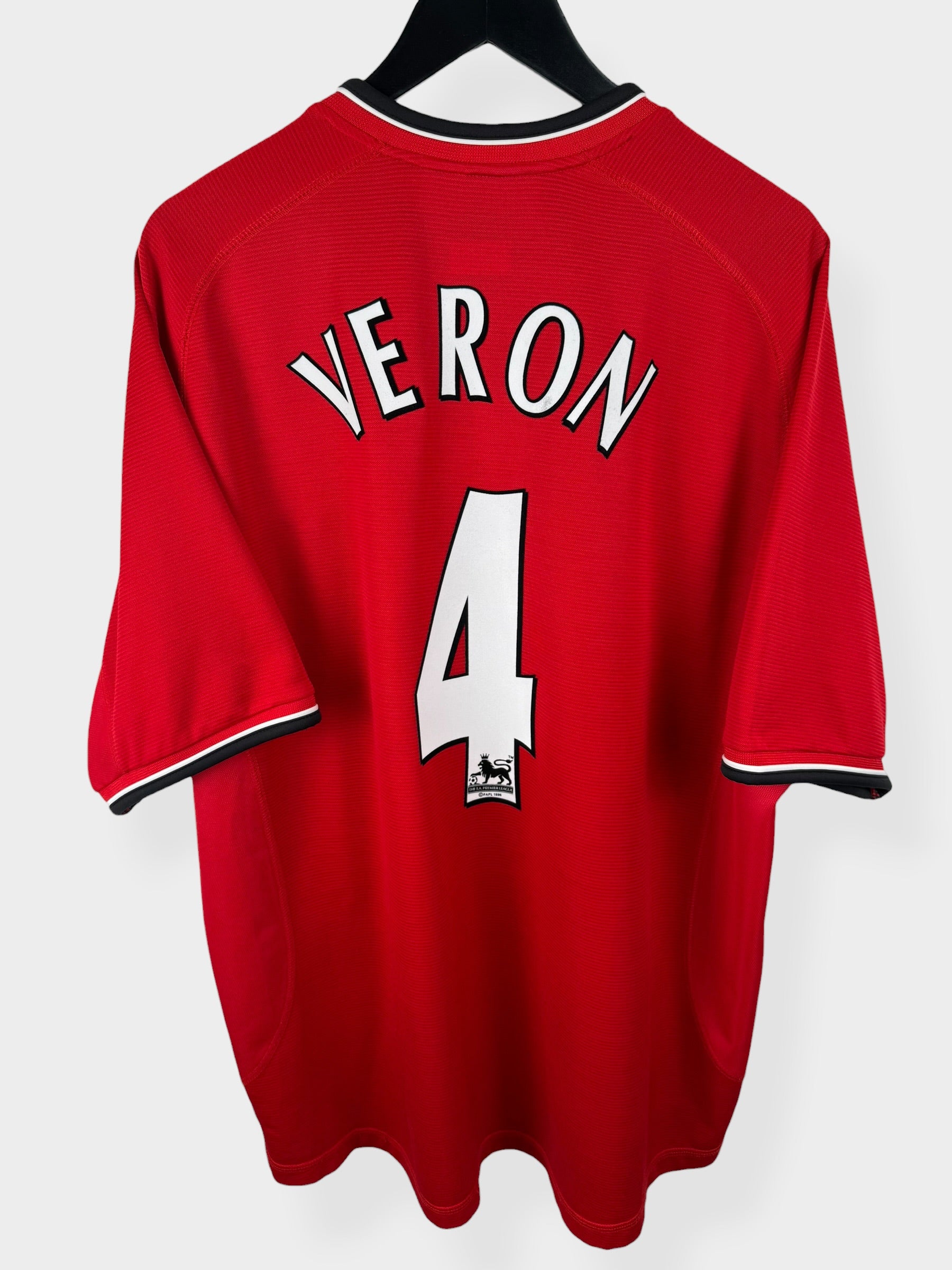 2000-02 MANCHESTER UNITED HOME SHIRT VERON #4 XXL