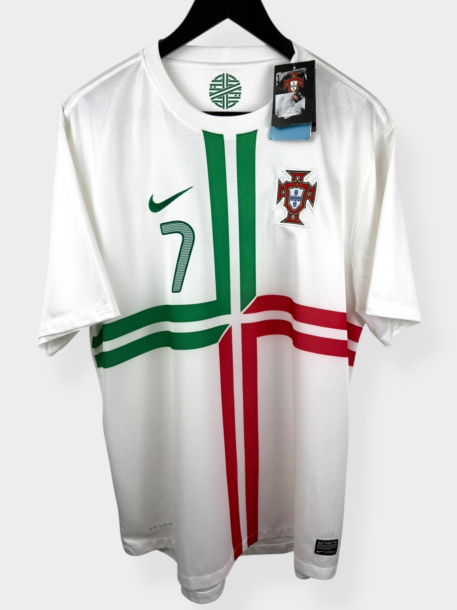 2012-13 PORTUGAL AWAY SHIRT RONALDO #7 XL
