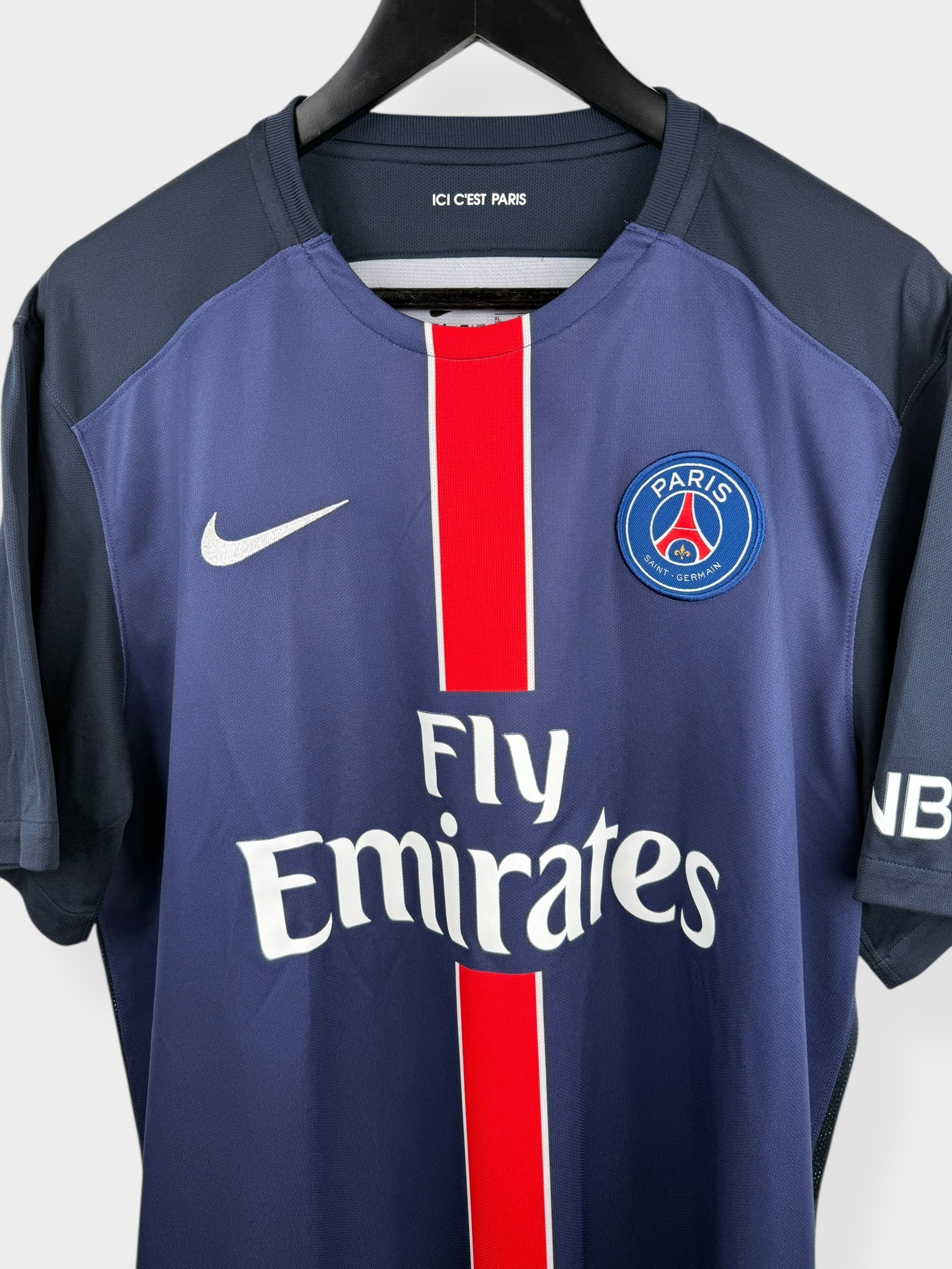 2015-16 PARIS SAINT-GERMAIN HOME SHIRT IBRAHIMOVIC #10 XL