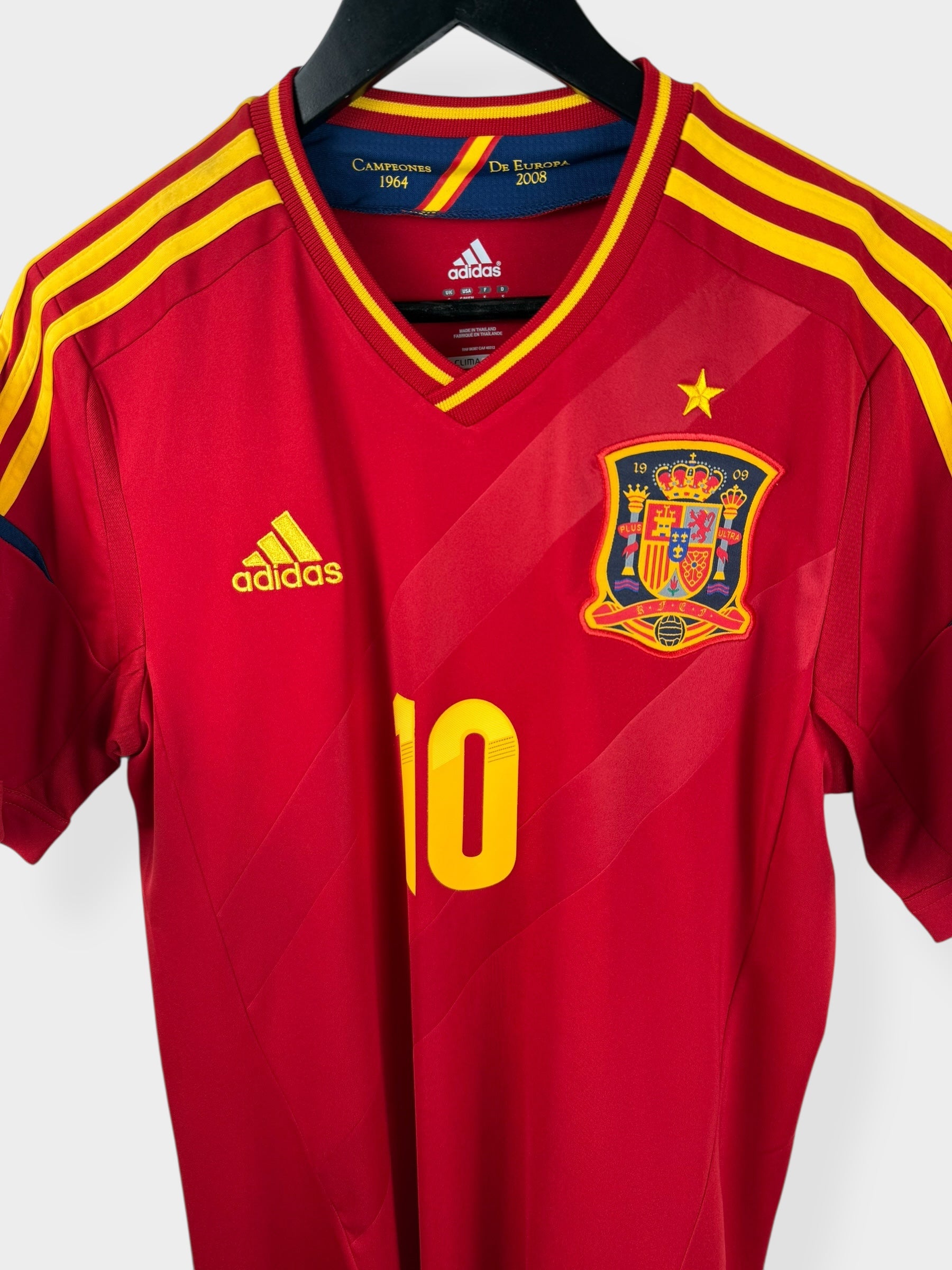 2011-12 SPAIN HOME SHIRT FABREGAS #10 S - Authentic Football Club
