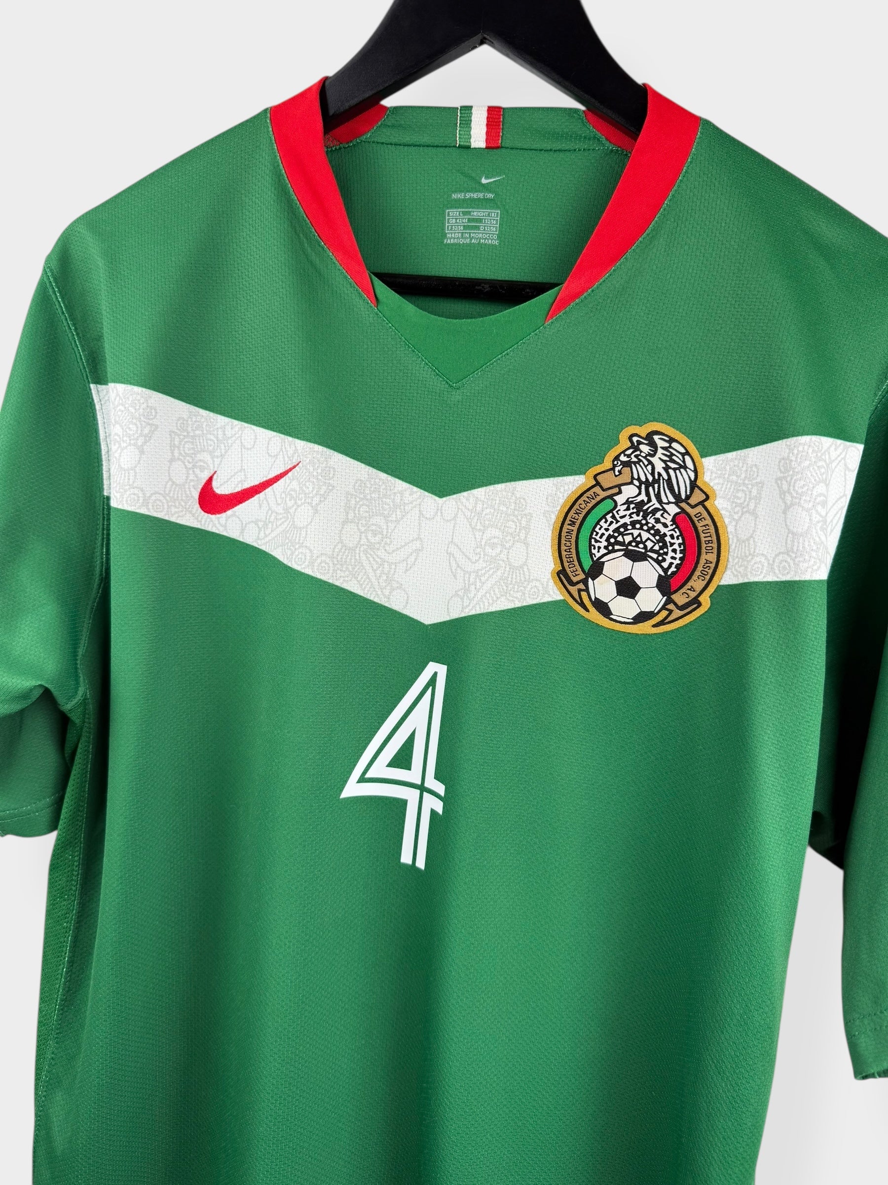 2006-07 MEXICO HOME SHIRT MARQUEZ #4 L