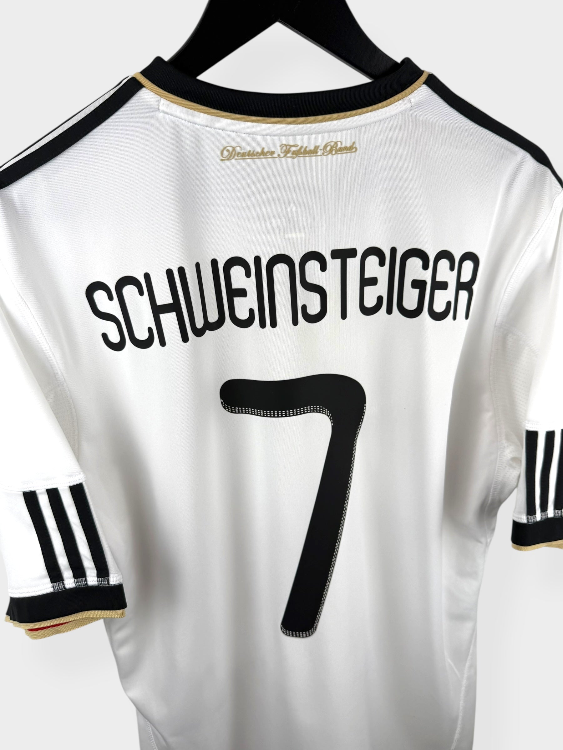 2010-11 GERMANY HOME SHIRT SCHWEINSTEIGER #7 L - Authentic Football Club