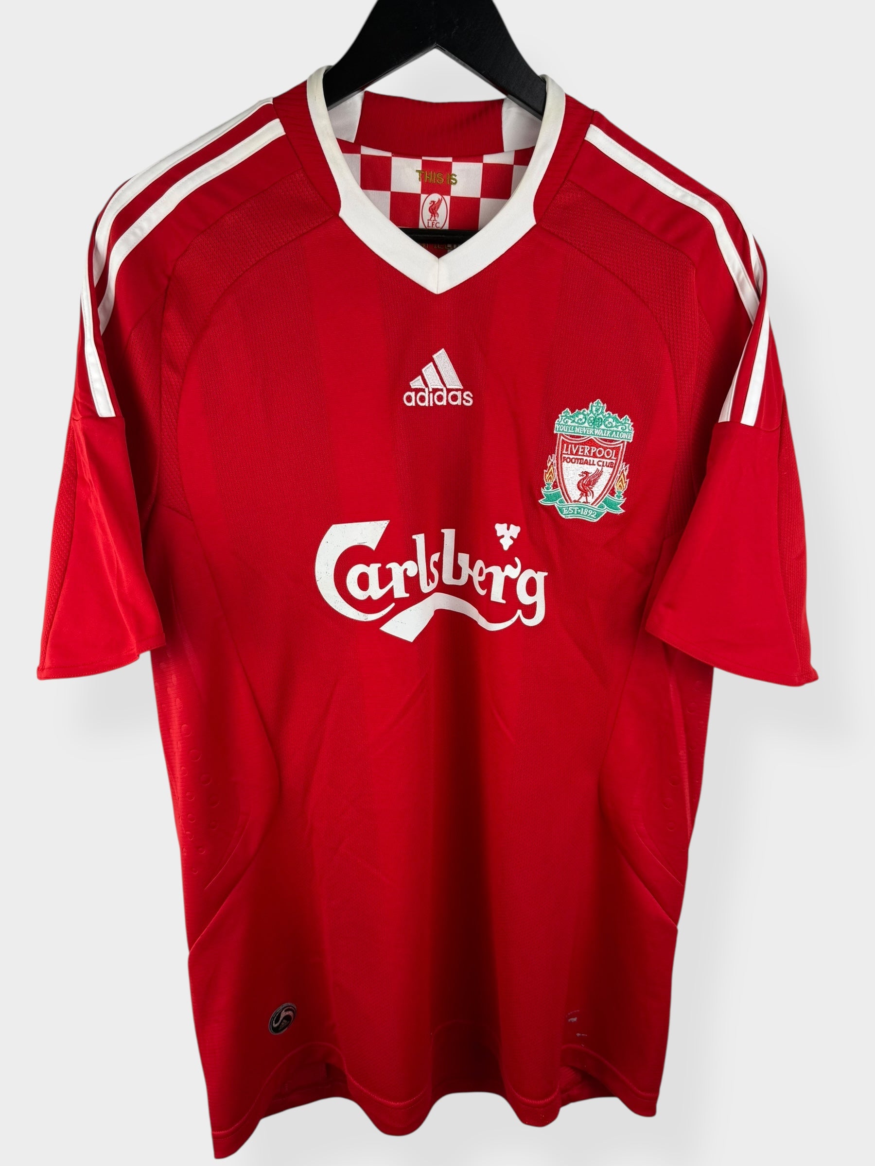 2008-10 LIVERPOOL HEIMTRIKOT GERRARD #8 M