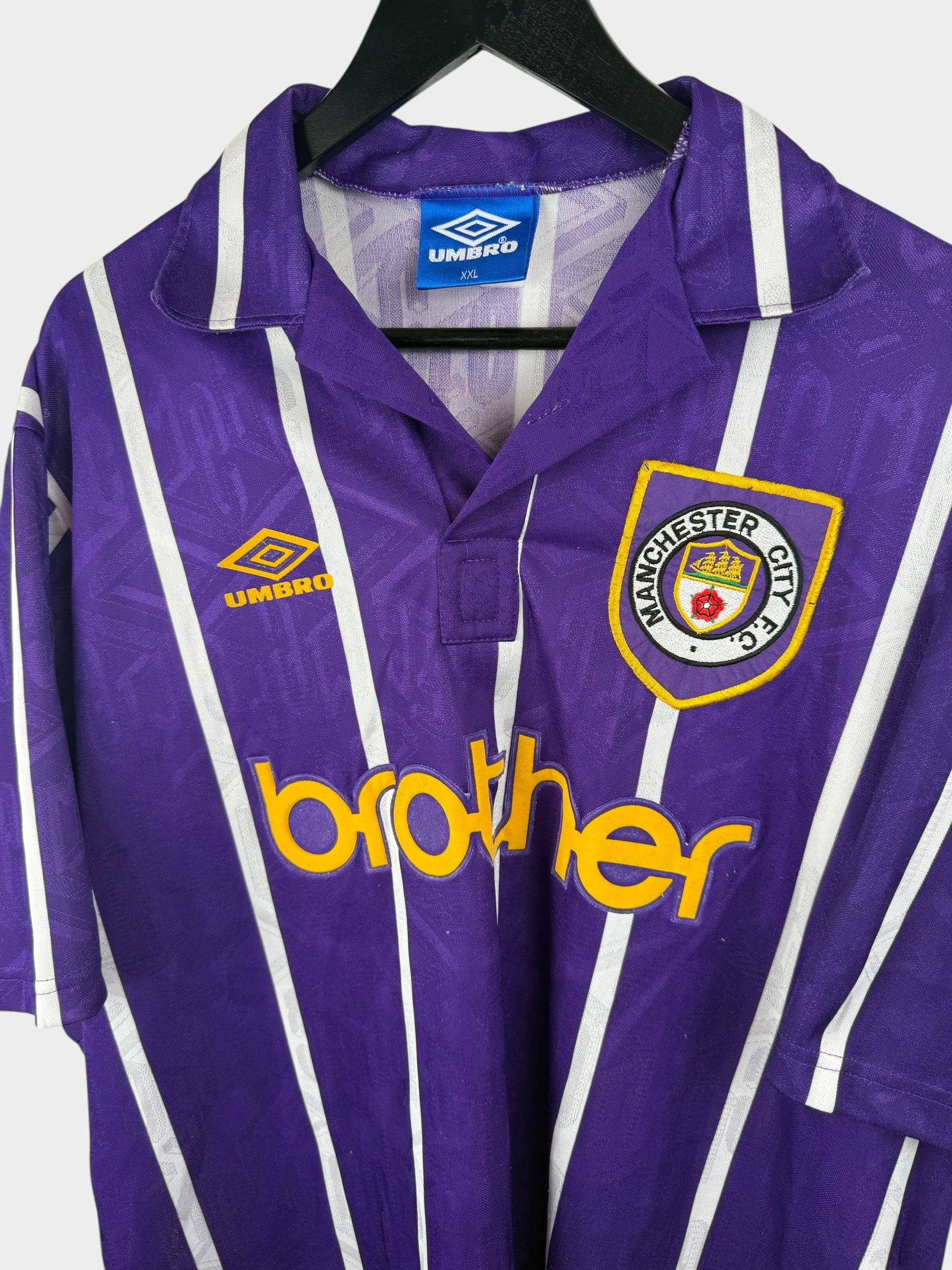 1992-94 MANCHESTER CITY AWAY SHIRT XXL
