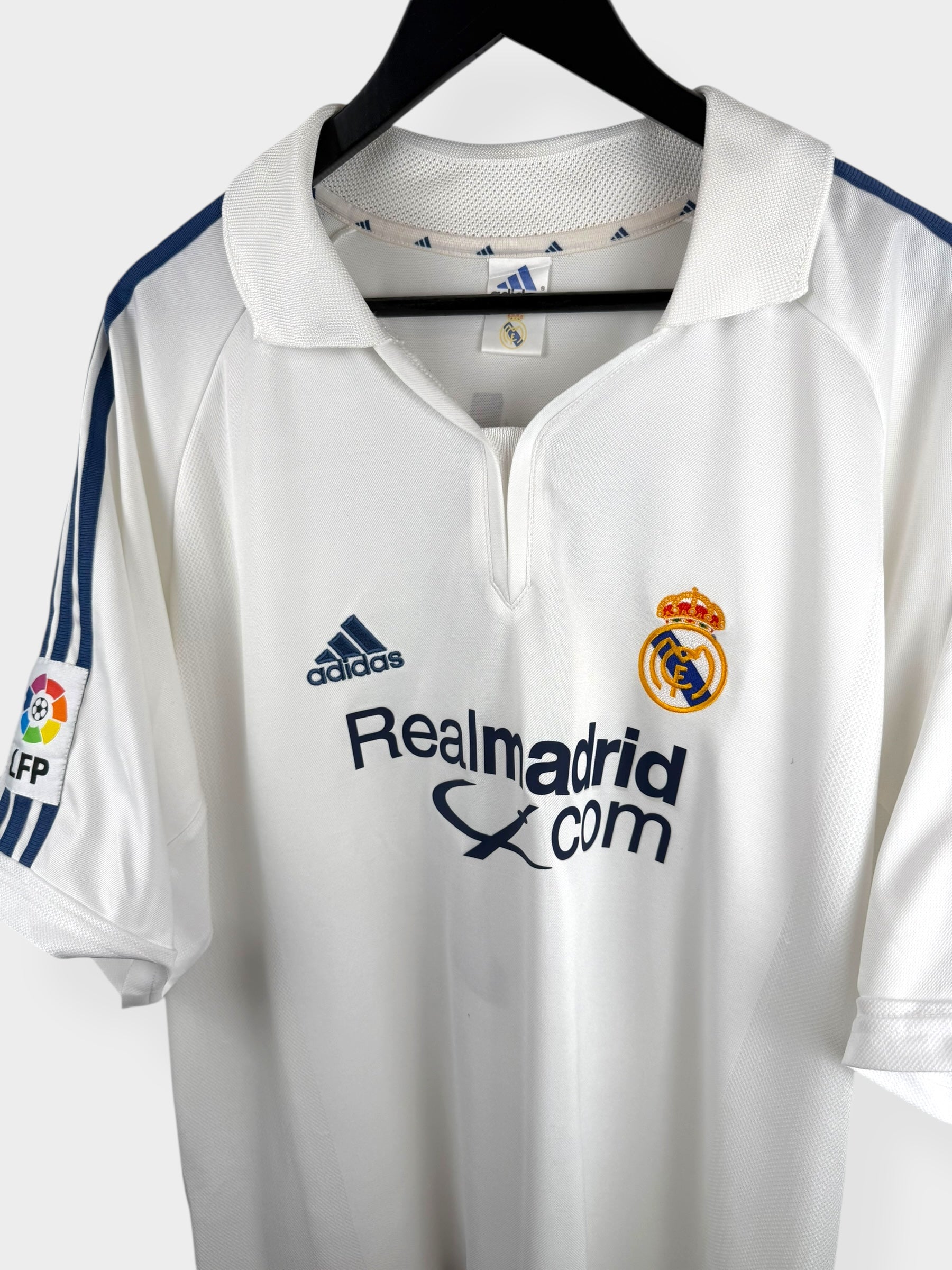 2001-02 REAL MADRID HOME SHIRT ZIDANE #5 L - Authentic Football Club