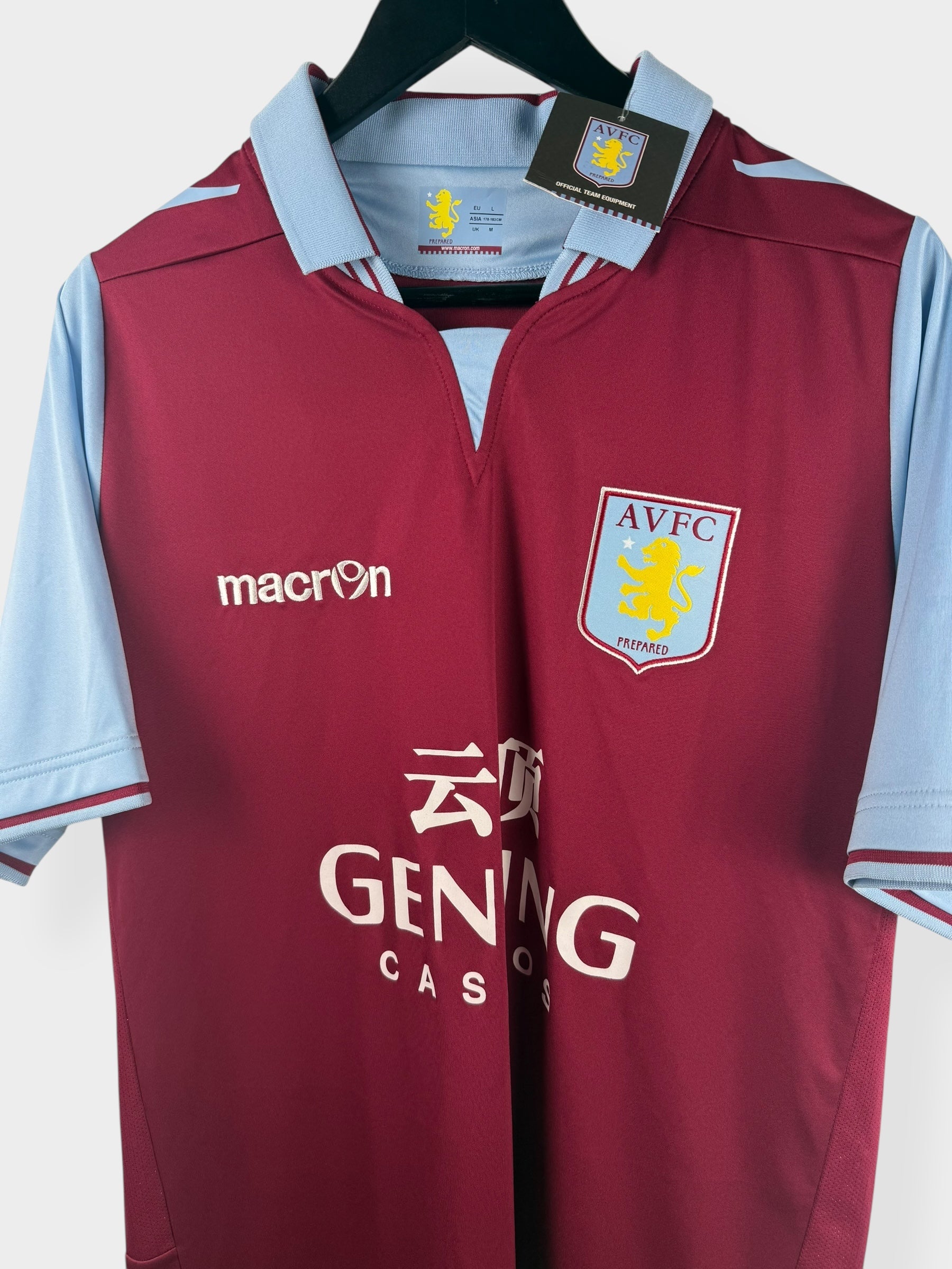 2012-13 ASTON VILLA HOME SHIRT L