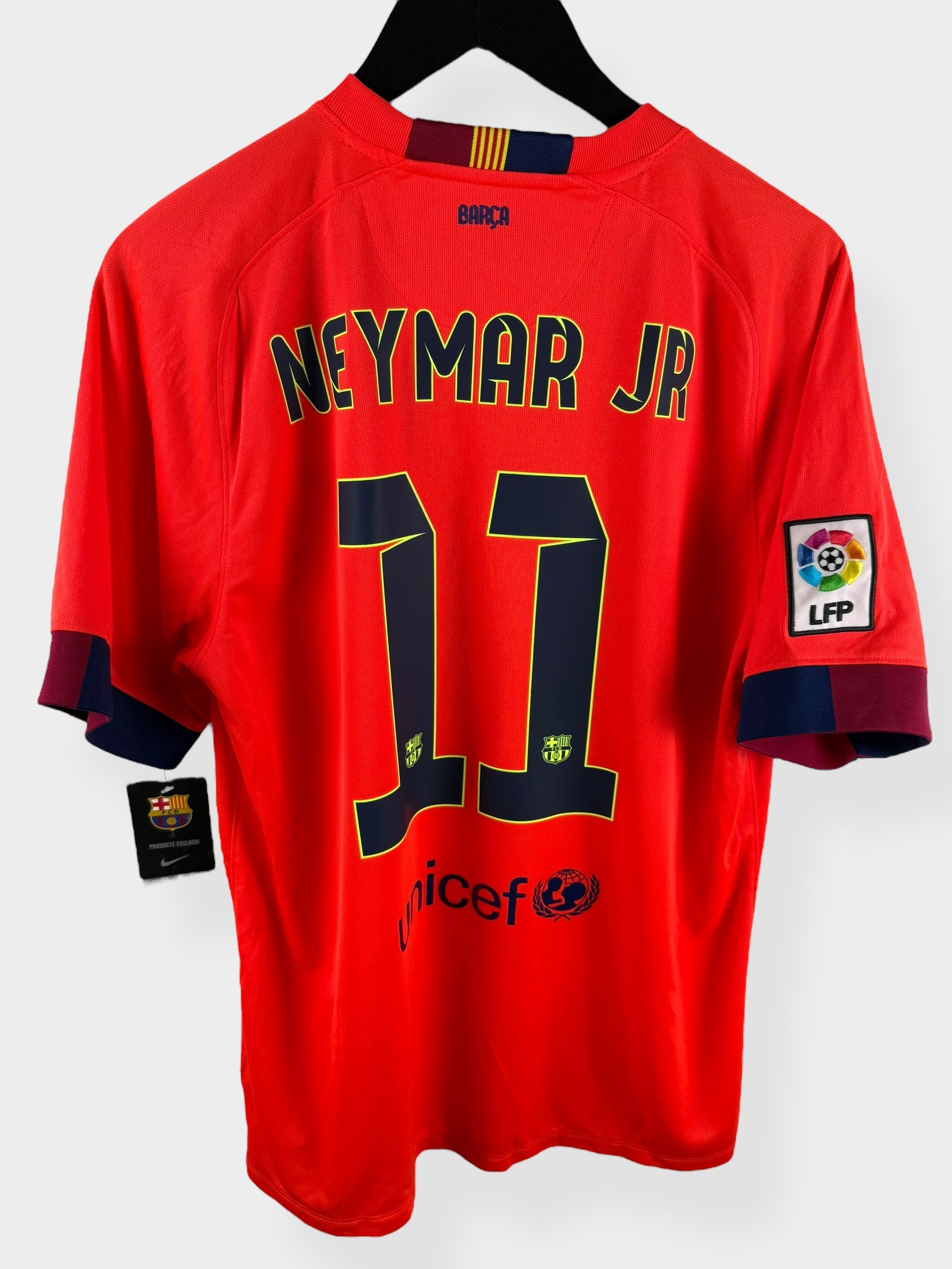 MAILLOT EXTÉRIEUR BARCELONE 2014-15 NEYMAR JR #11 L
