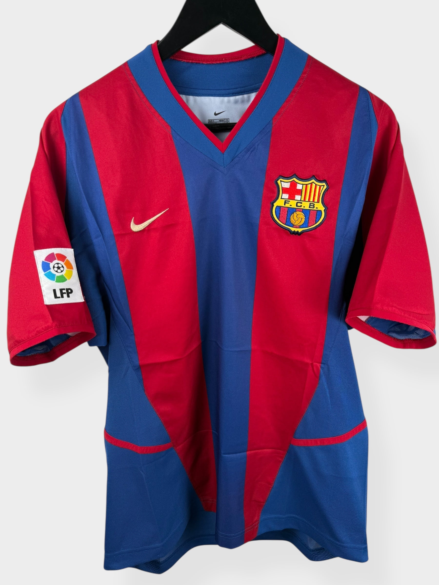 2002-03 Barcelona Home Shirt Riquelme #10 S - 184633