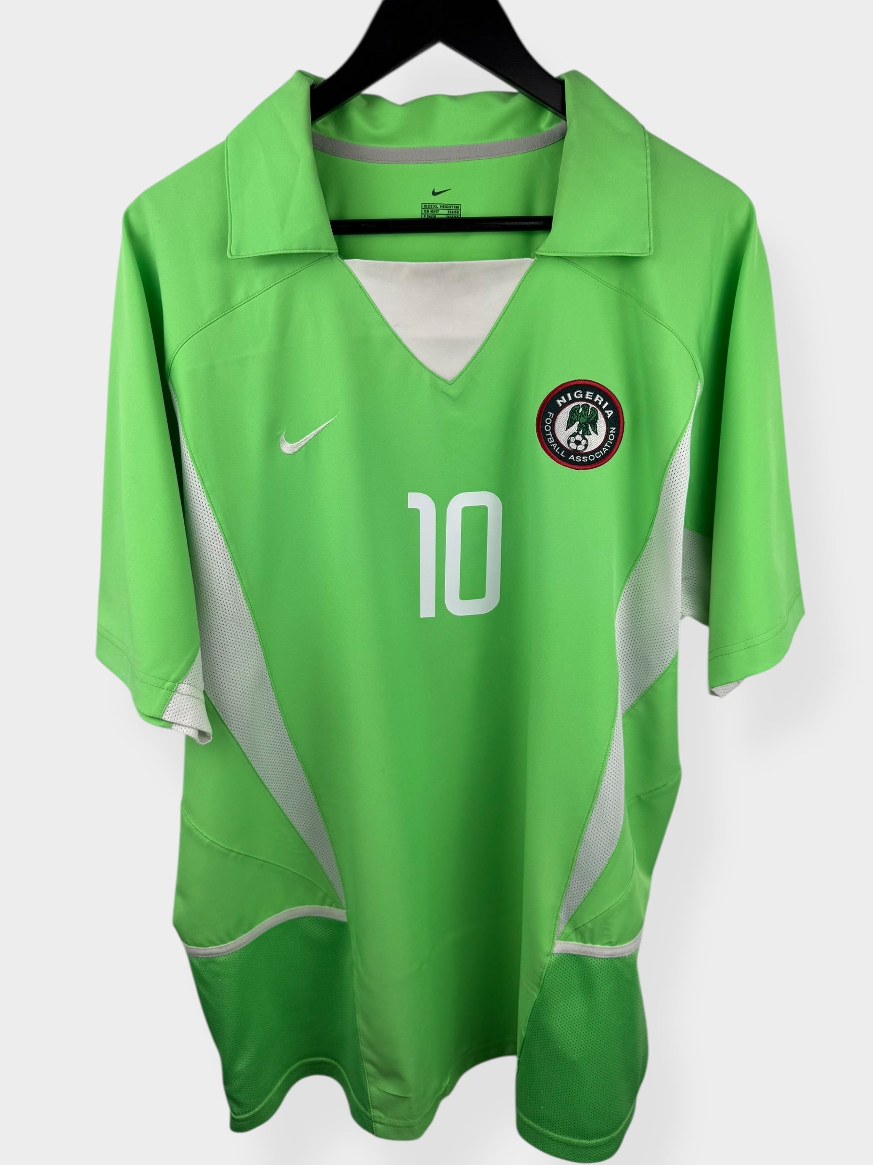 2002-04 NIGERIA HOME SHIRT OKOCHA #10 XL - 182229