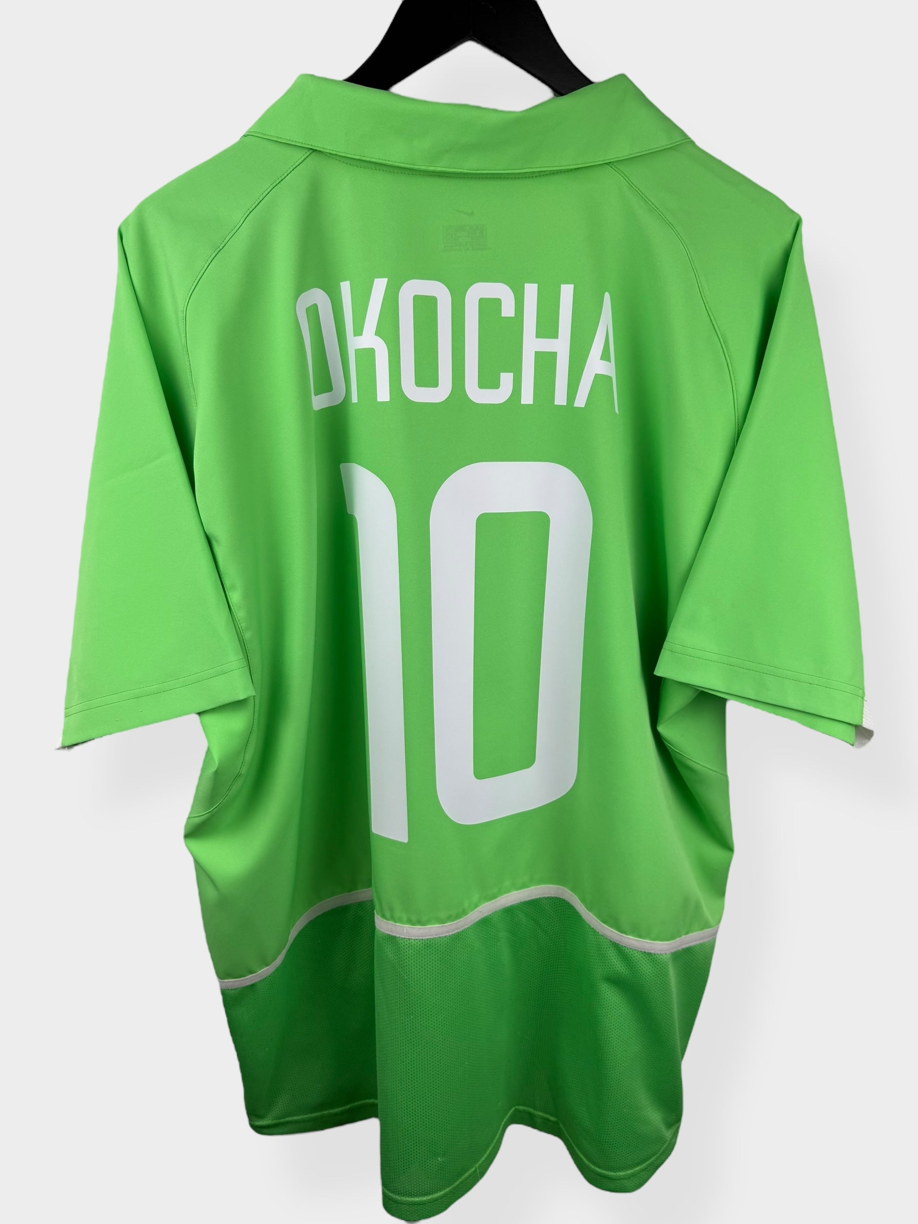 2002-04 NIGERIA HOME SHIRT OKOCHA #10 XL - 182229