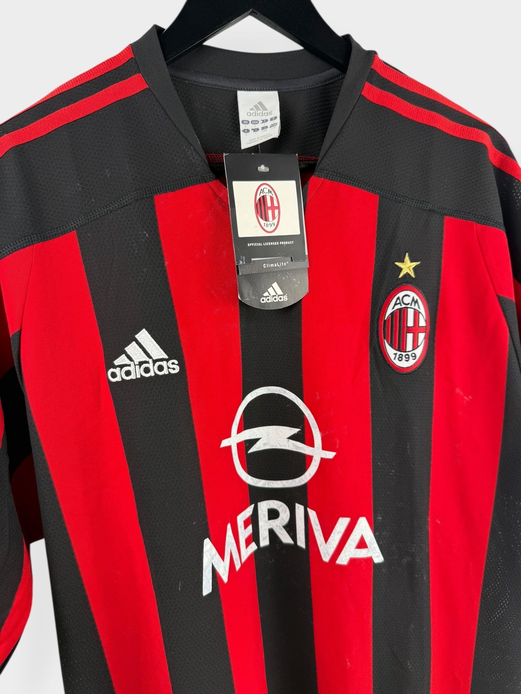 2003-04 AC MILAN HOME SHIRT RIVALDO #10 L - 022245