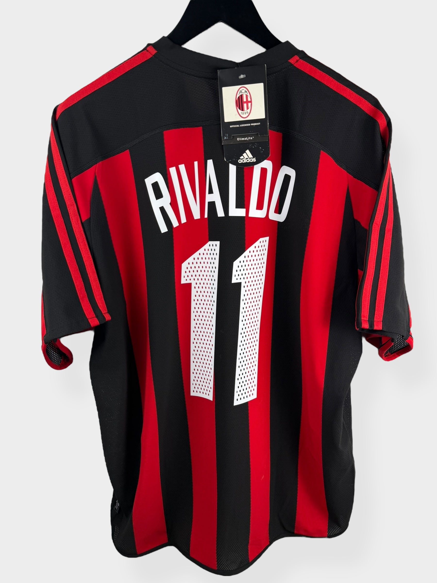 2003-04 AC MILAN HOME SHIRT RIVALDO #10 L - 022245