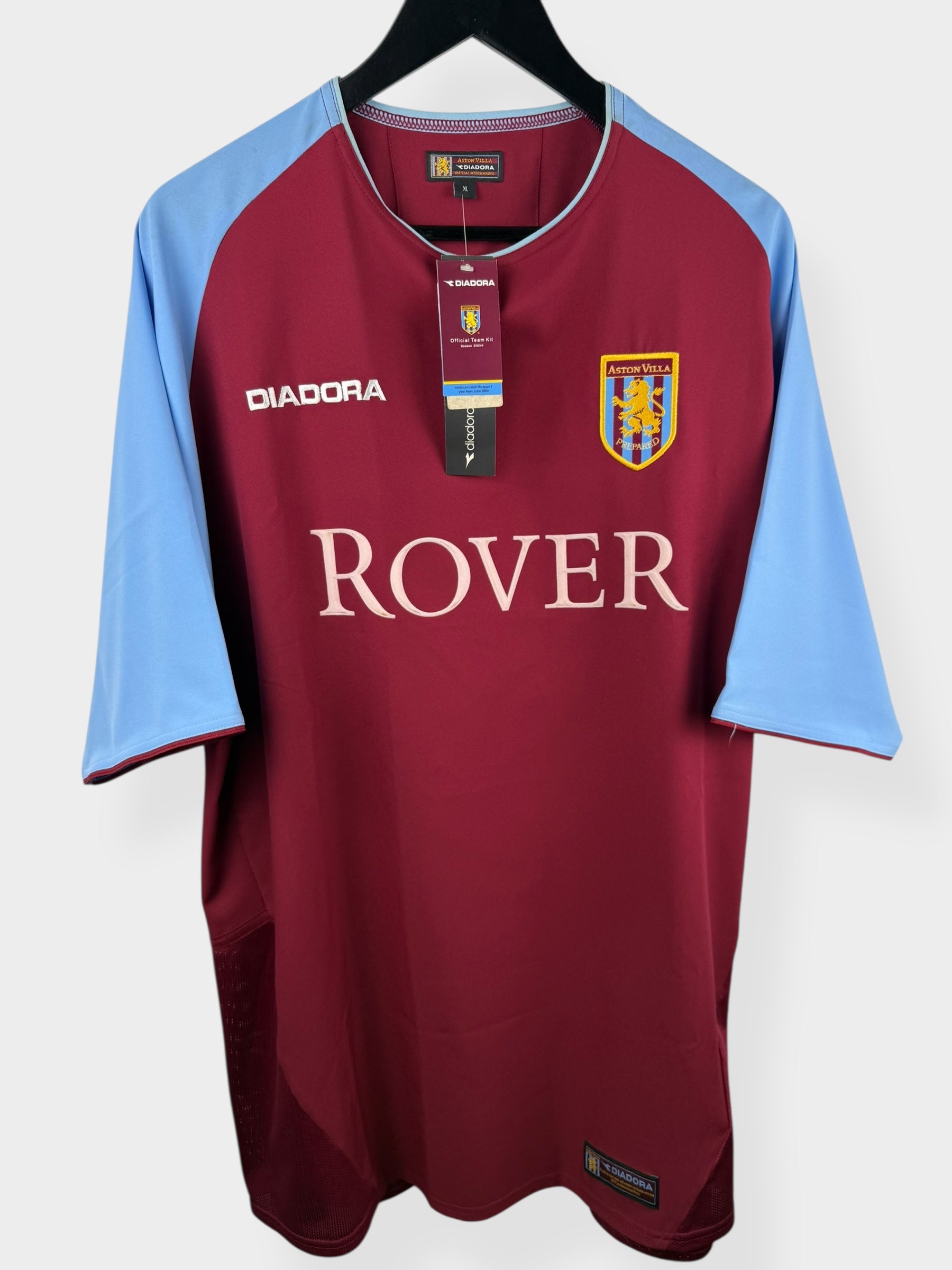 2003-04 アストン ヴィラ ユニフォーム  shirt 2003-04 ASTON VILLA HOME SHIRT XL