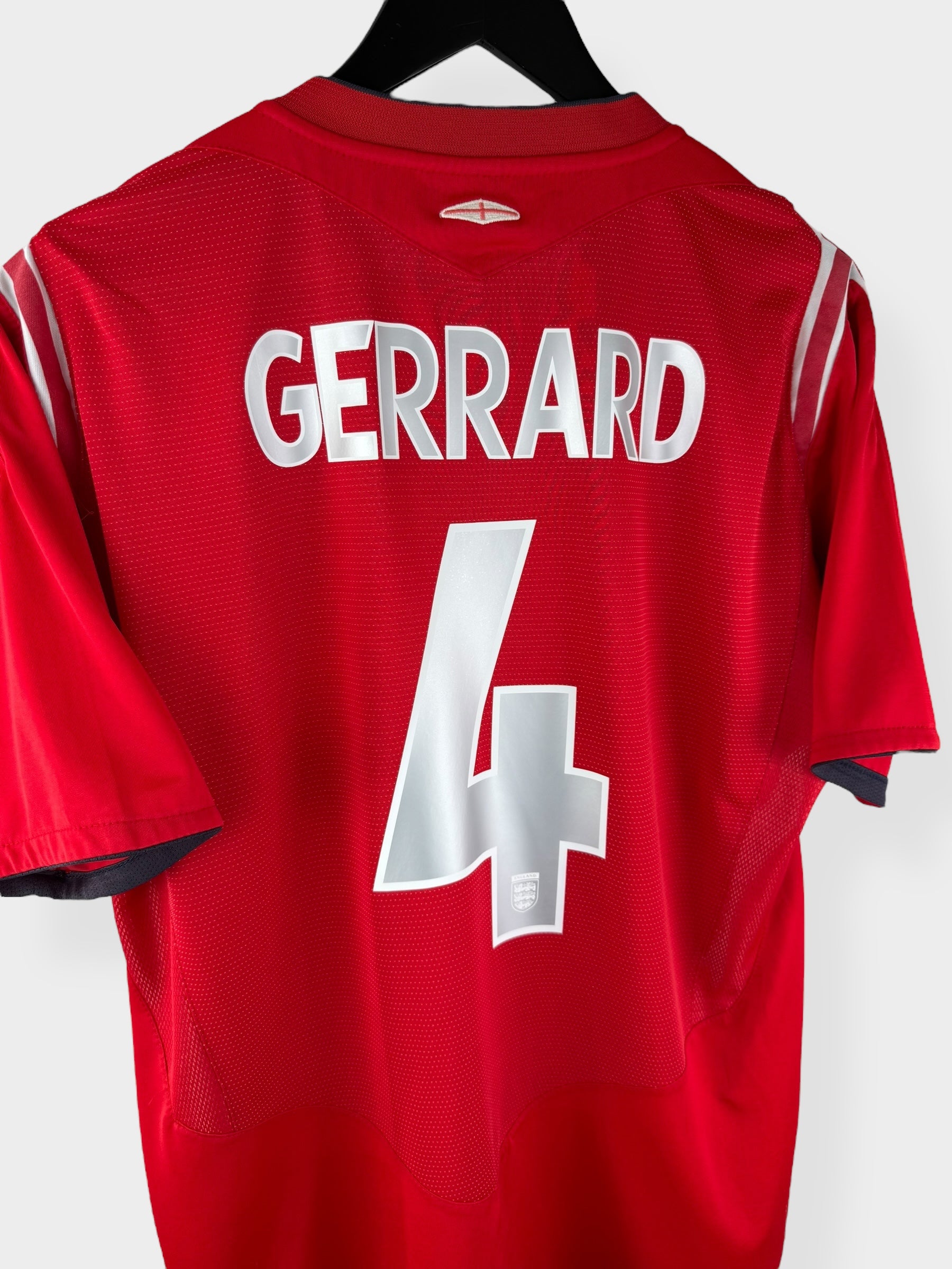 2004-06 ENGLAND AWAY SHIRT GERRARD #4 L
