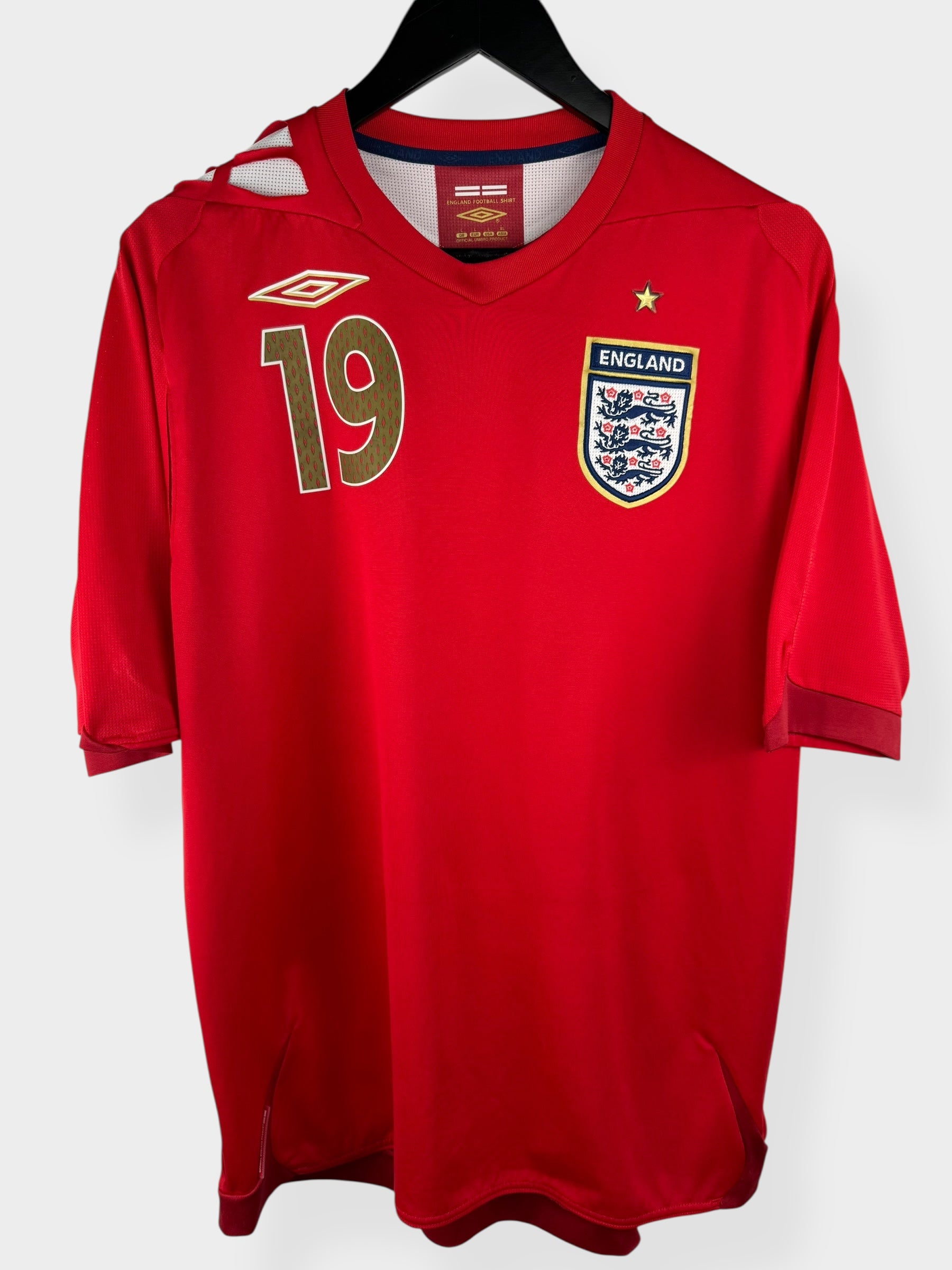 2006-08 ENGLAND AWAY SHIRT LENNON #19 L