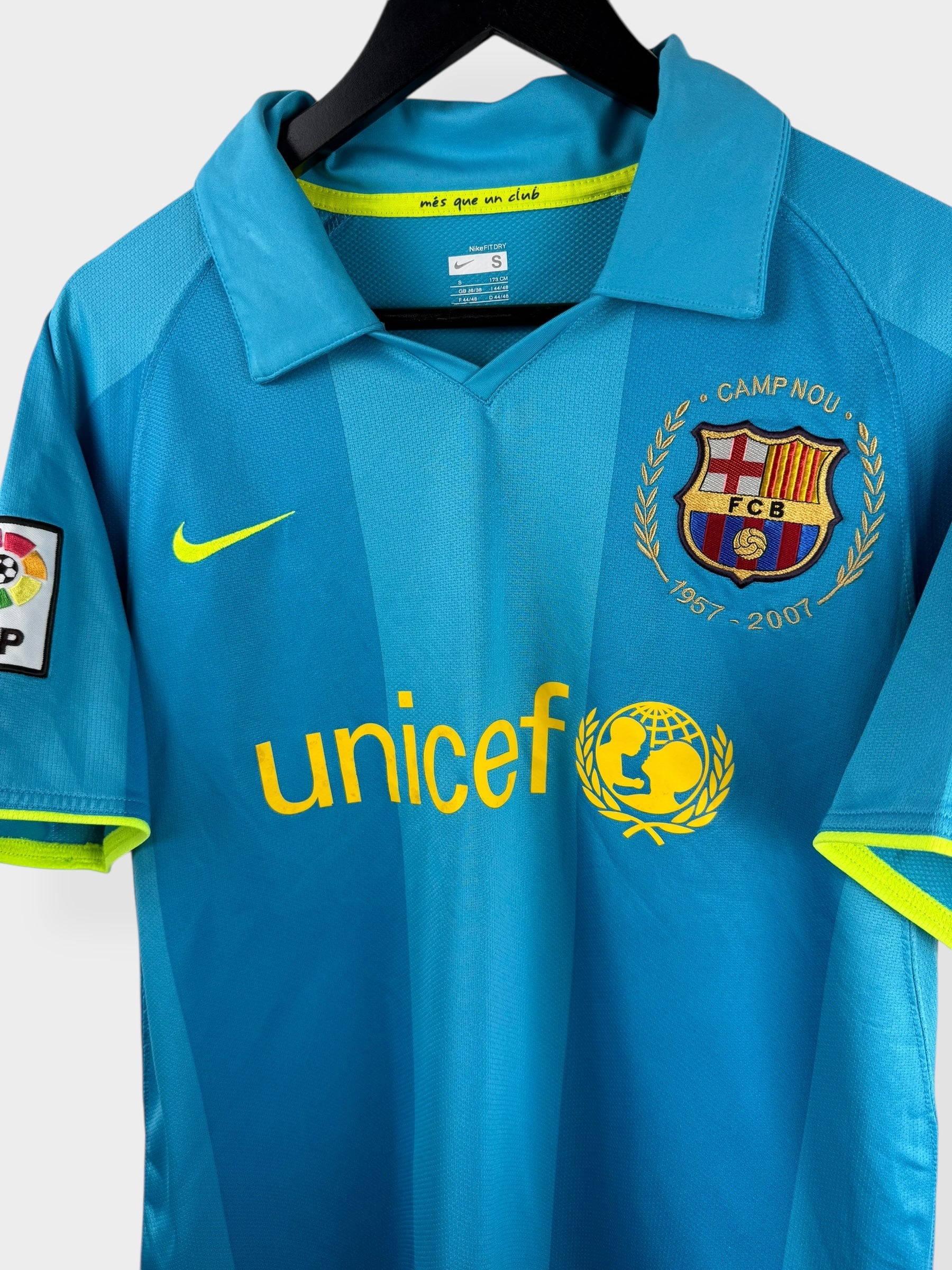 2007-08 BARCELONA AWAY SHIRT MESSI #19 S - 237743-414